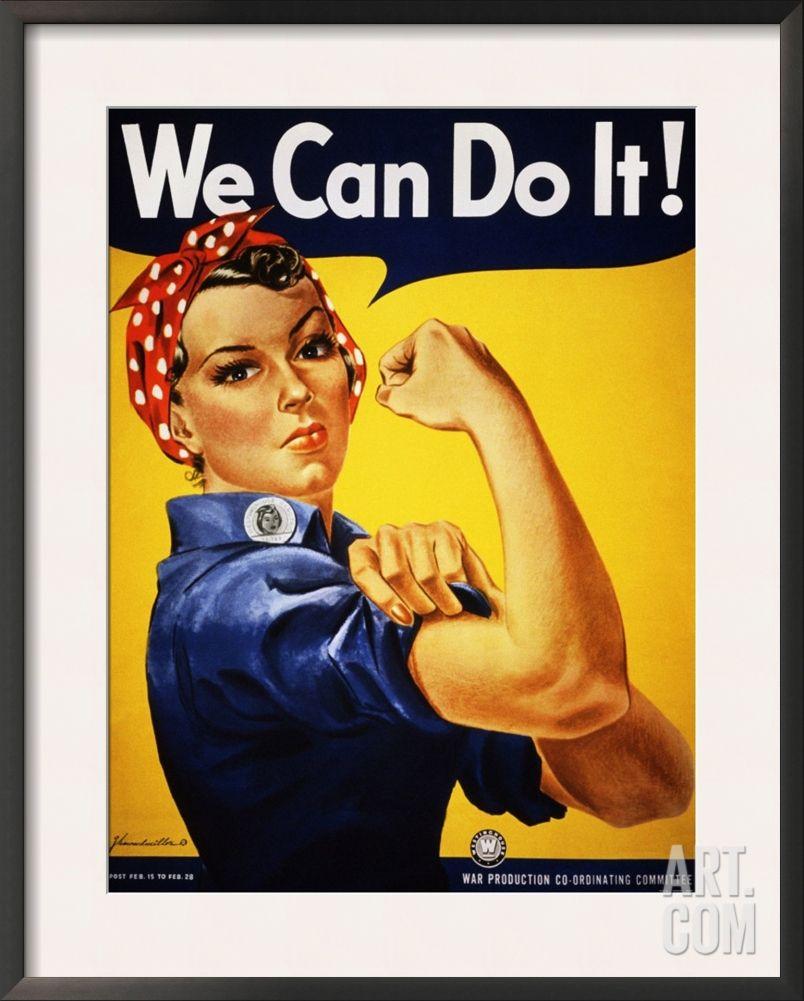 We Can Do It! (Rosie the Riveter). Howard Miller, Woman power