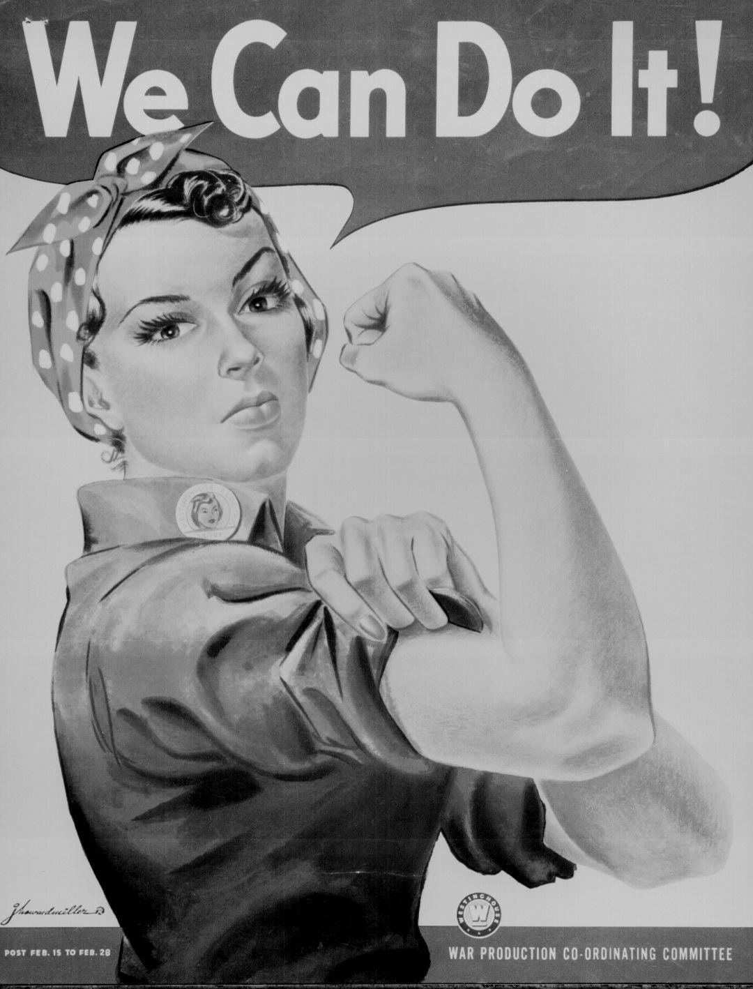 Incredible Poster Of Rosie The Riveter And Cool Ideas Of The World