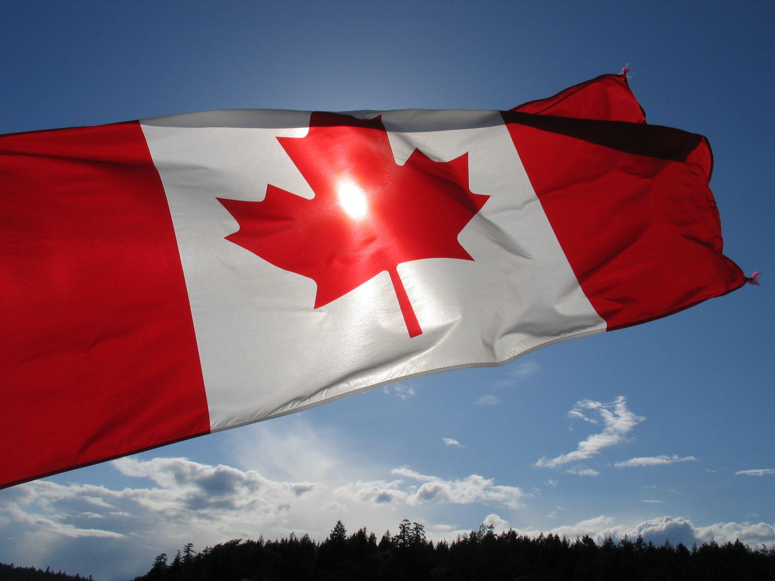 Canadian Flag Waving Wallpapers Wallpaper Cave