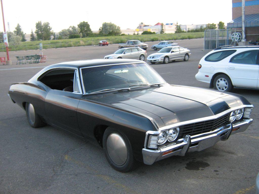 Chevrolet Impala 1967 Black wallpaperx768