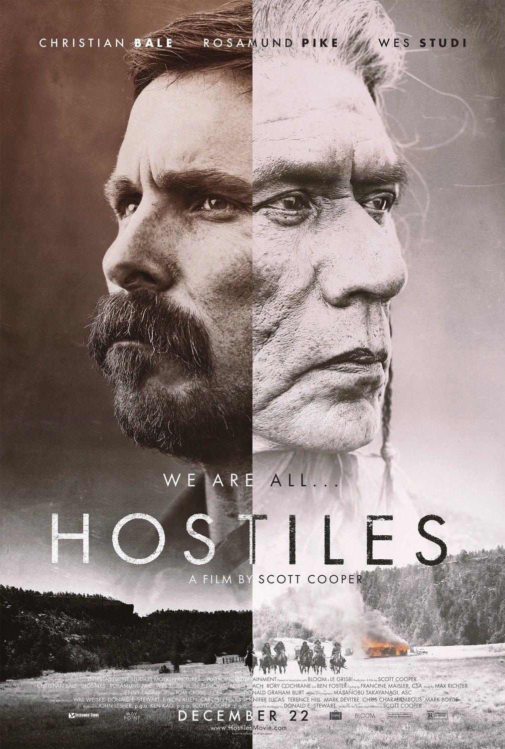 Hostiles Movie Poster, Teaser Trailer