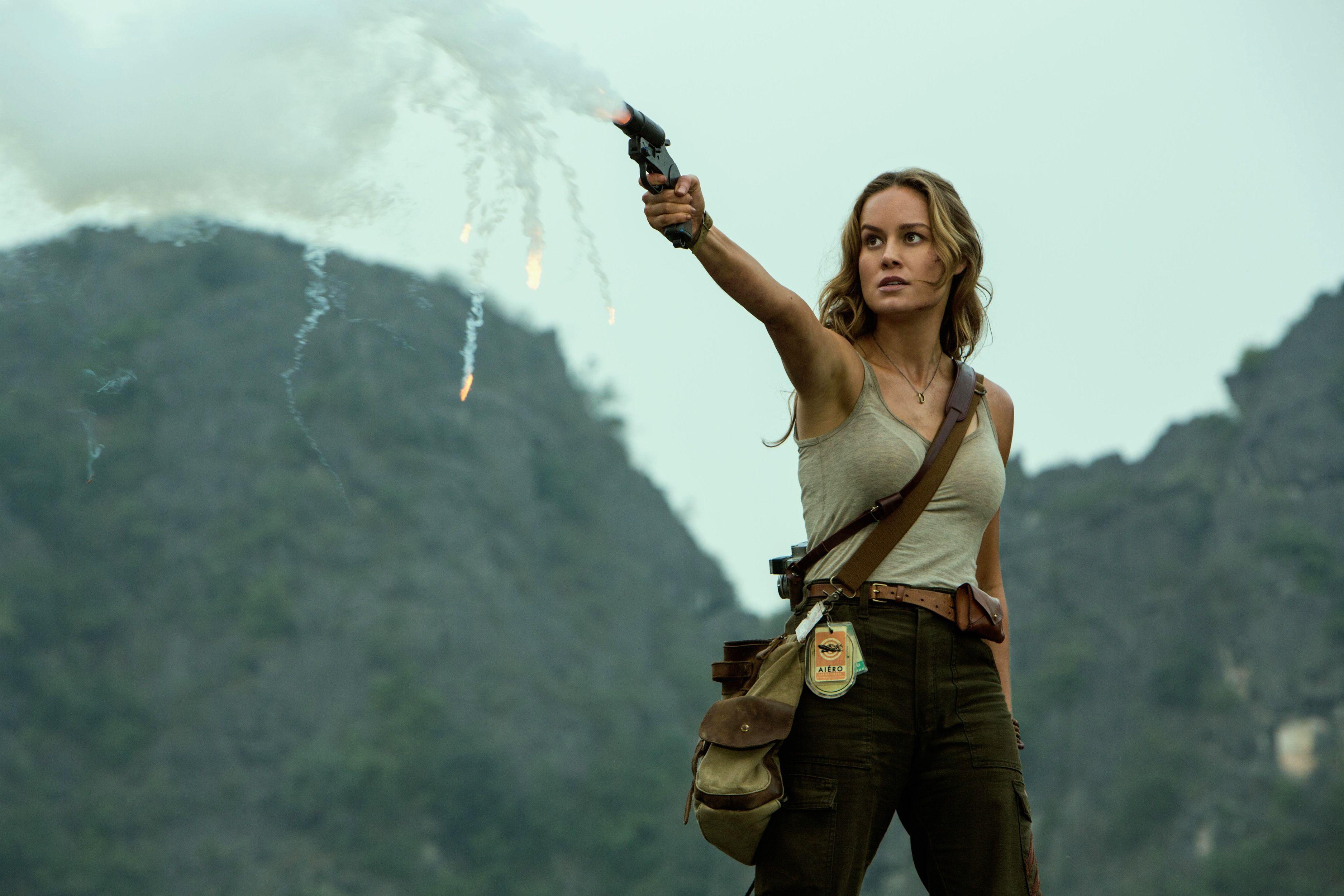 Wallpaper Brie Larson, Kong: Skull Island, HD, 4K, Movies