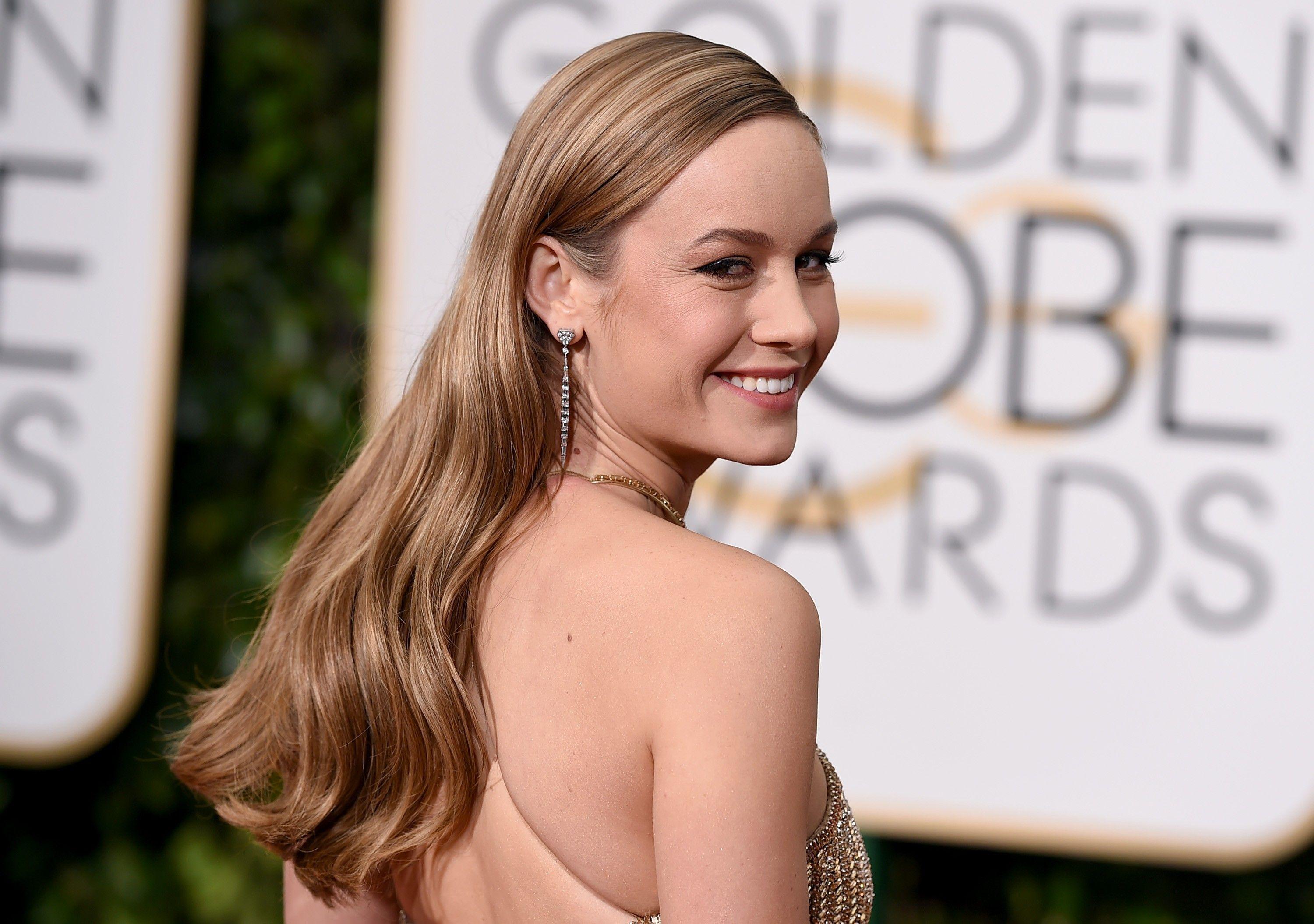 Brie Larson Behind Cute
