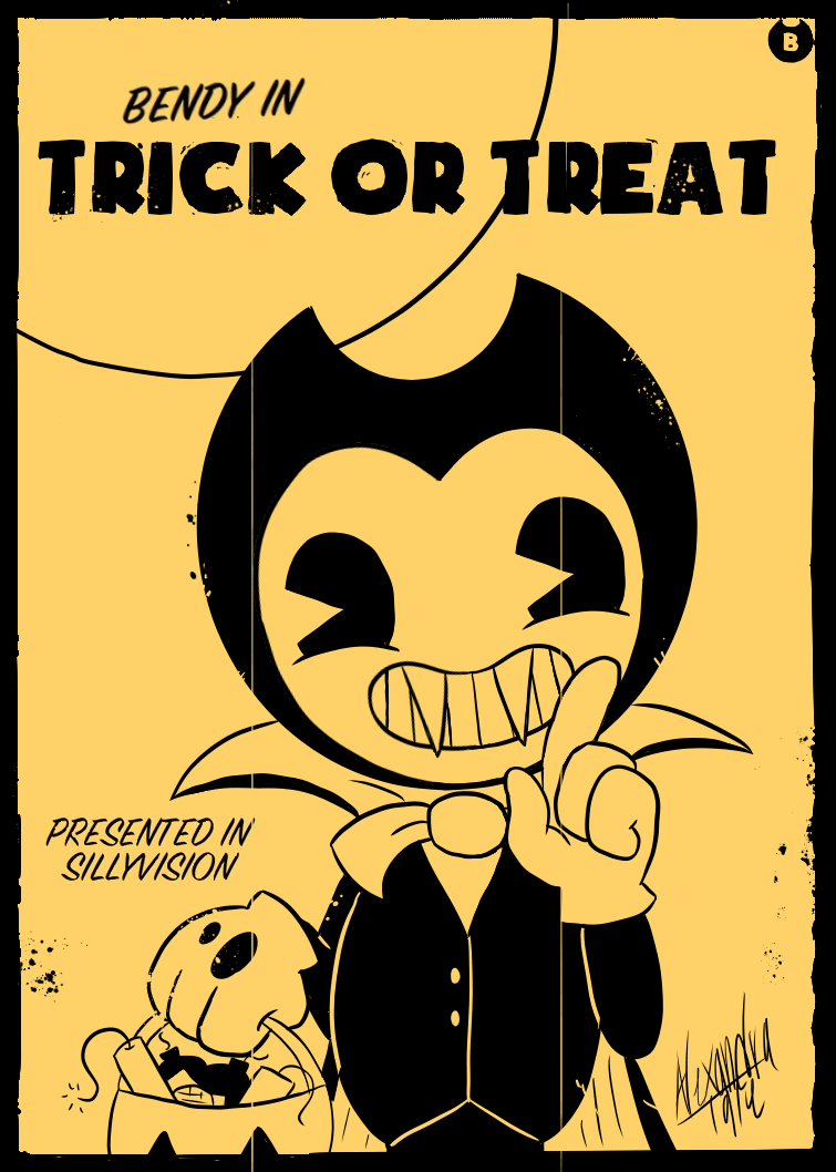 Bendy in Trick or Treat POSTER ENTRY