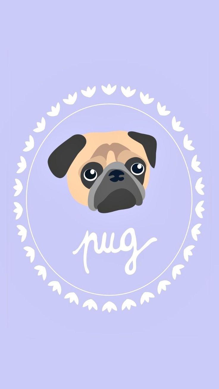 best Pug Art image. Pug dogs, Animation and Ariel