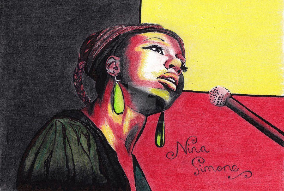 Nina Simone and Prismacolor Pencils