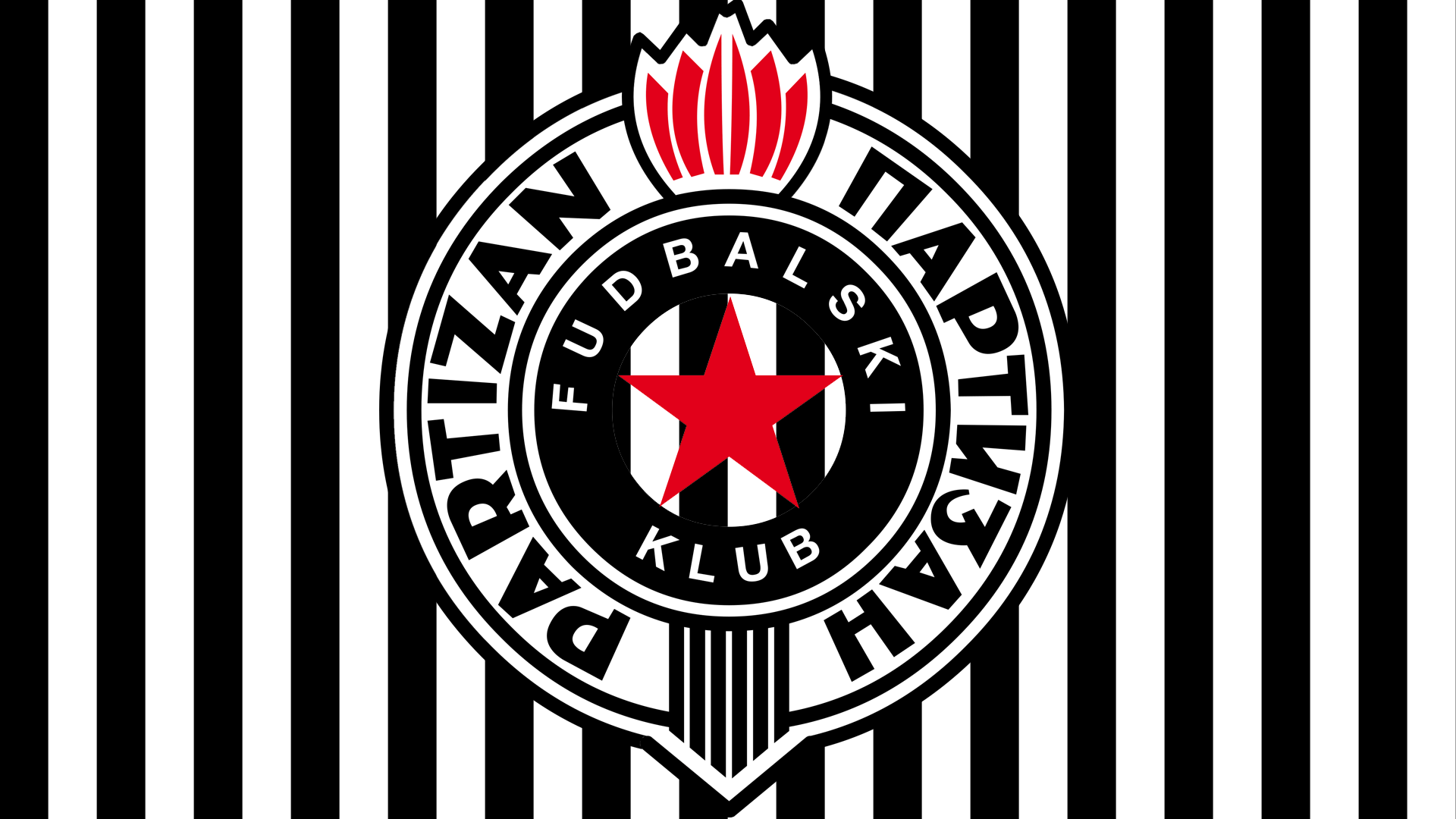 Partizan Beograd Logo Wallpaper