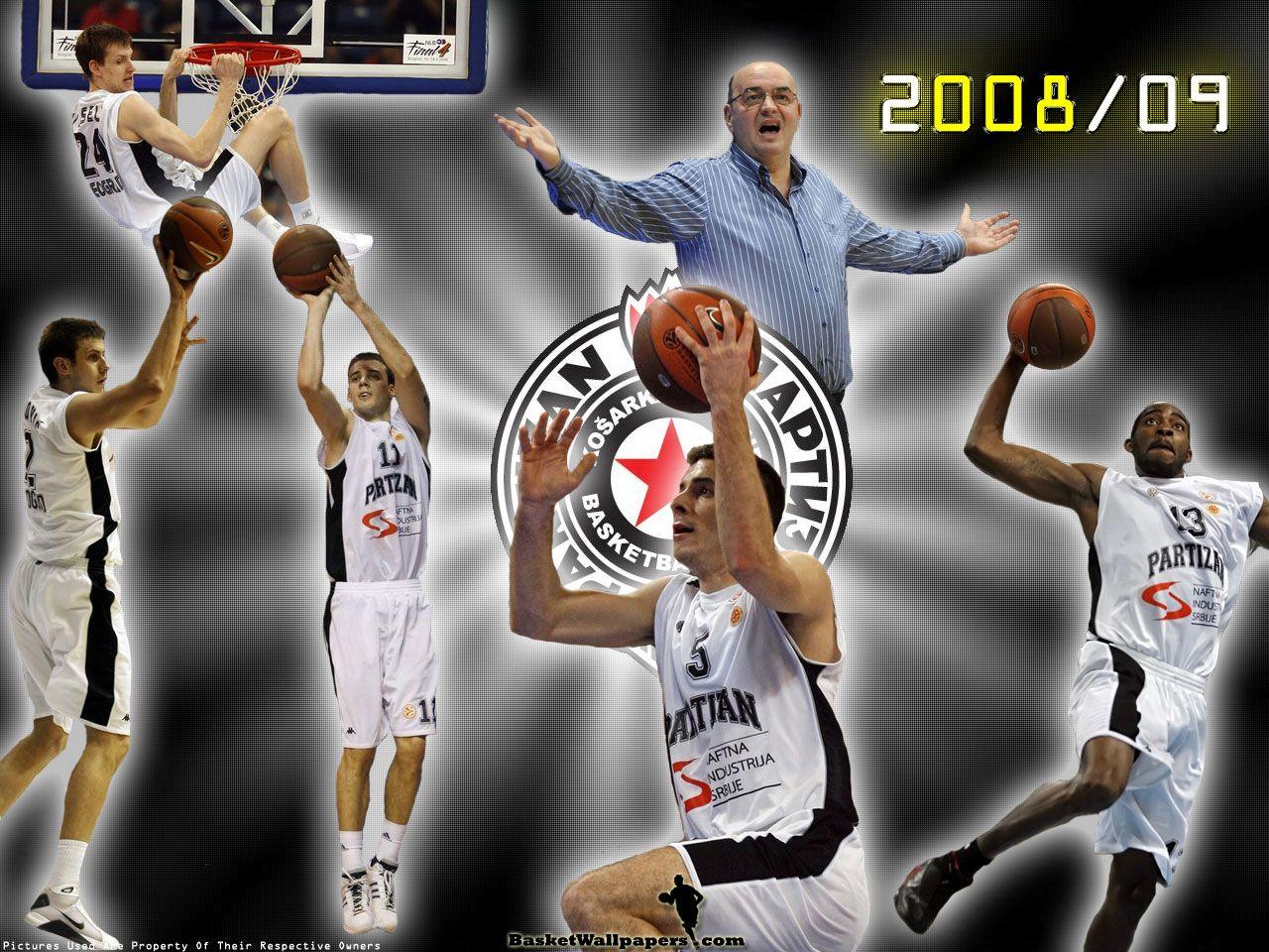 Partizan Belgrade 2008 09 Wallpaper. Basketball Wallpaper At