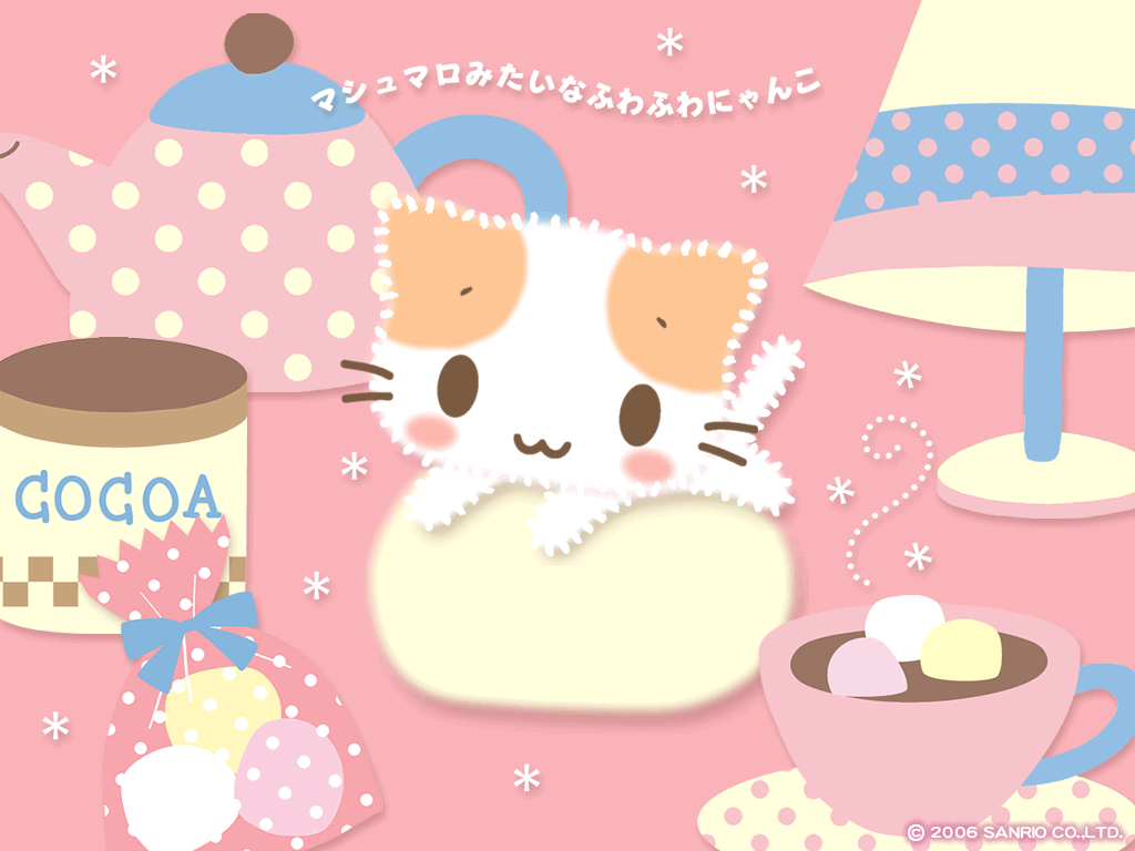 Kawaii Cute Anime Background wallpaper 1080p Beautiful Cat