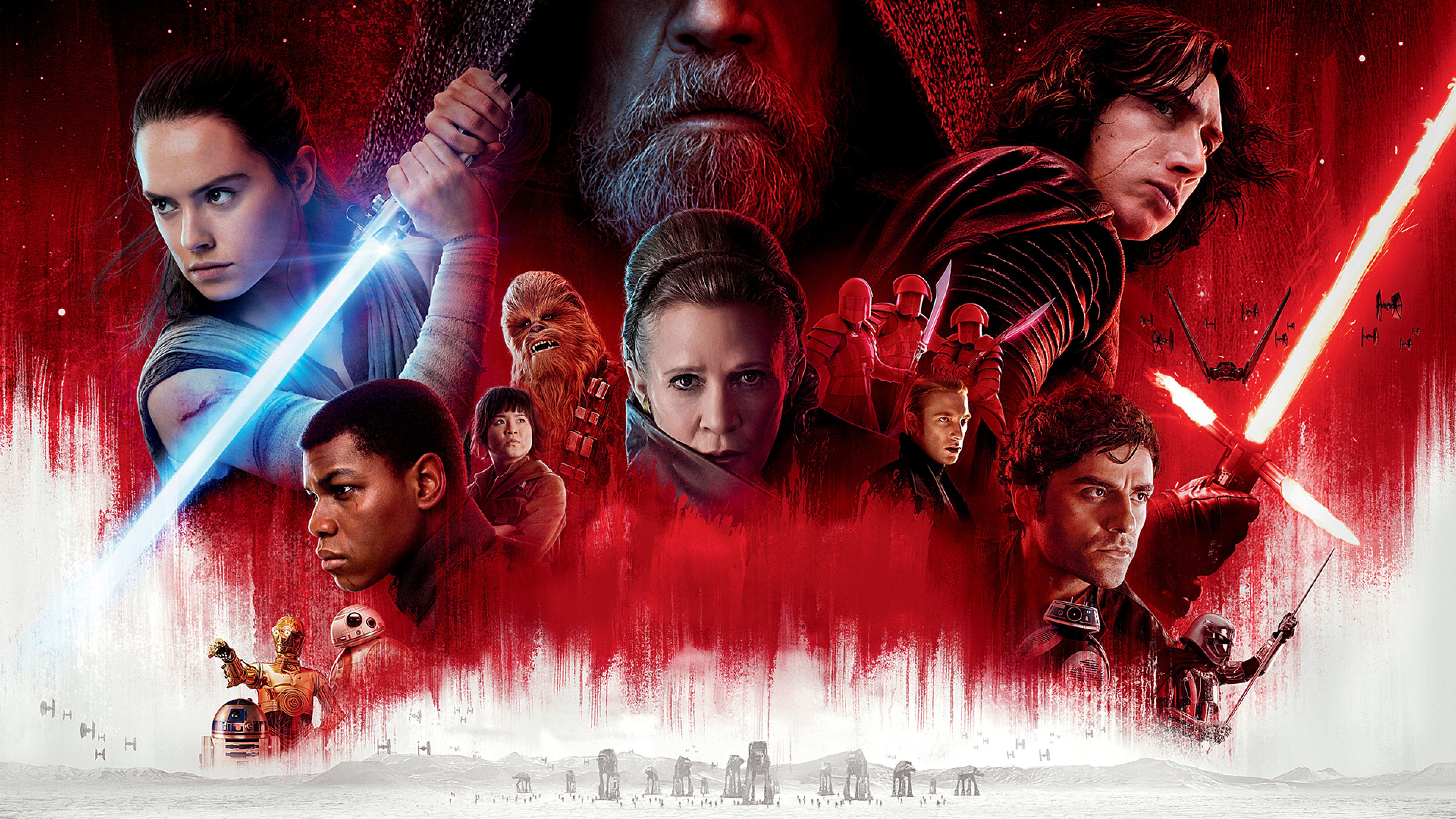 Download Star Wars 8 Cast Poster 7680x4320 Resolution, Full HD