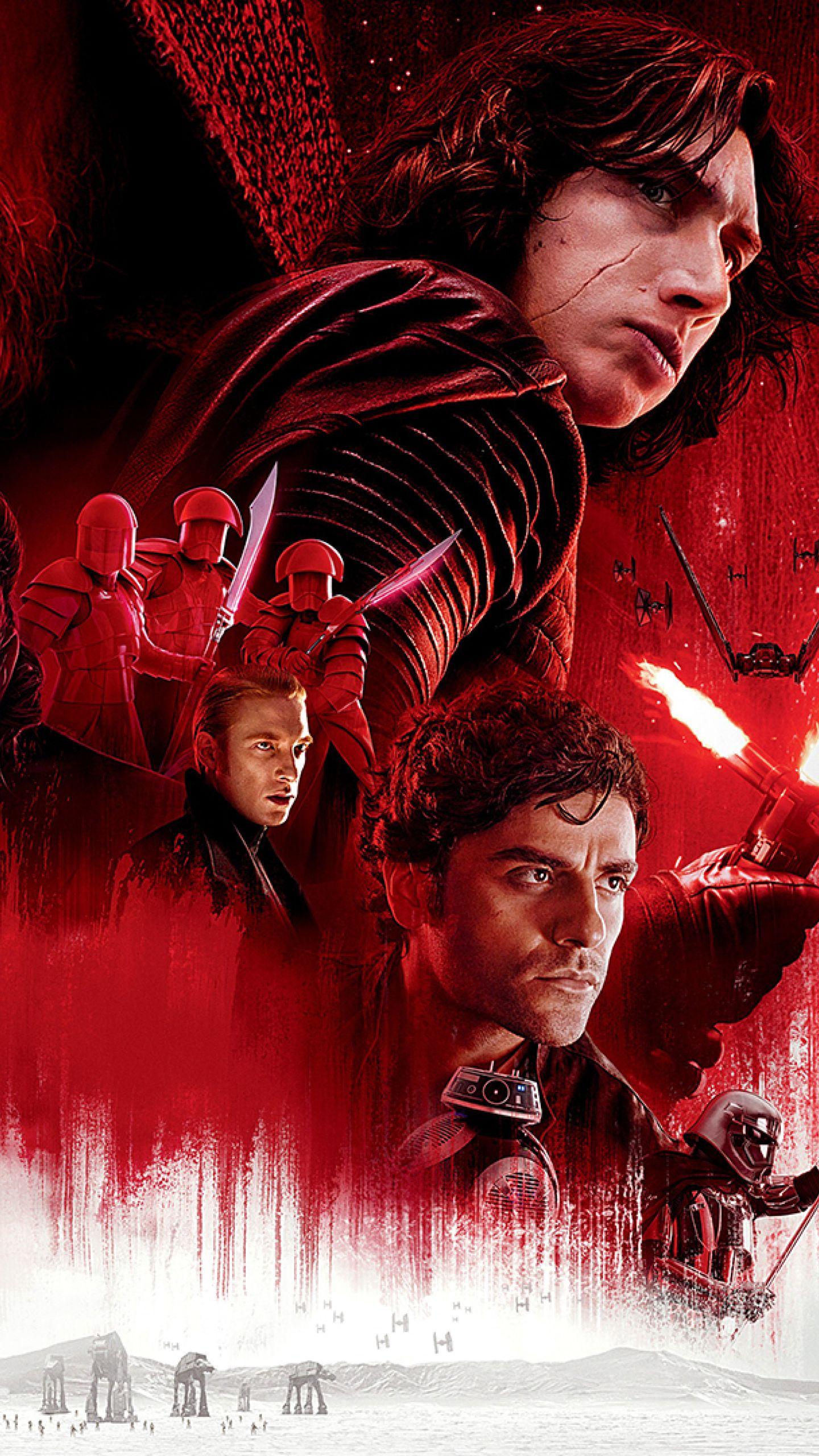 Download Star Wars 8 Cast Poster 1440x2560 Resolution, Full HD