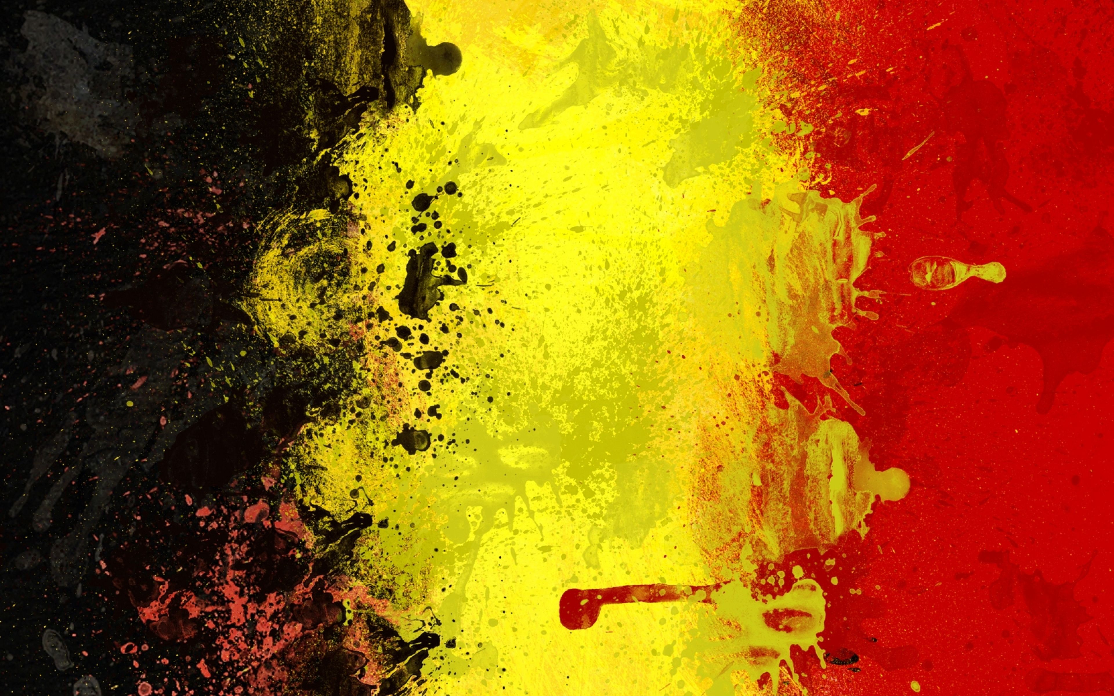 Download Wallpaper 3840x2400 Belgium, Flag, Background, Color