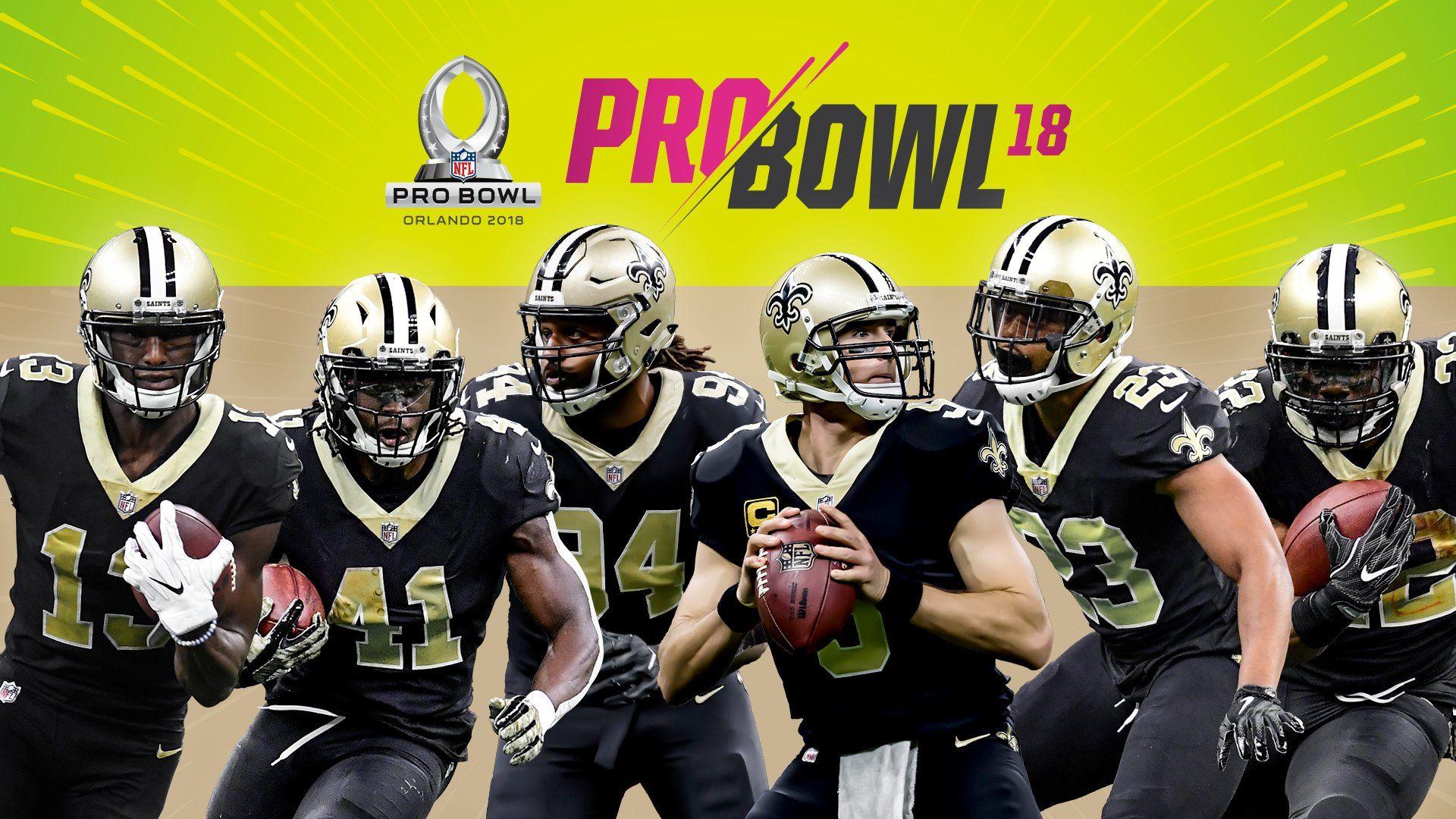 Six Saints players selected to 2018 Pro Bowl