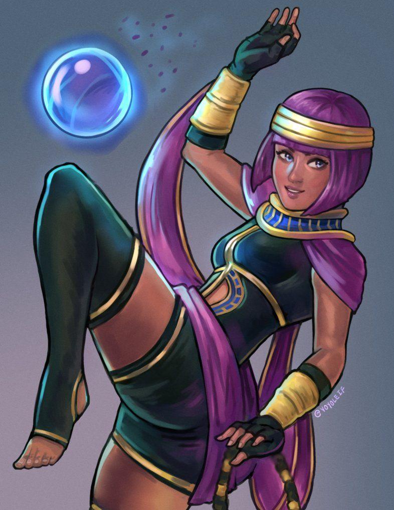 Street Fighter V: Menat By Yoyoleif Art