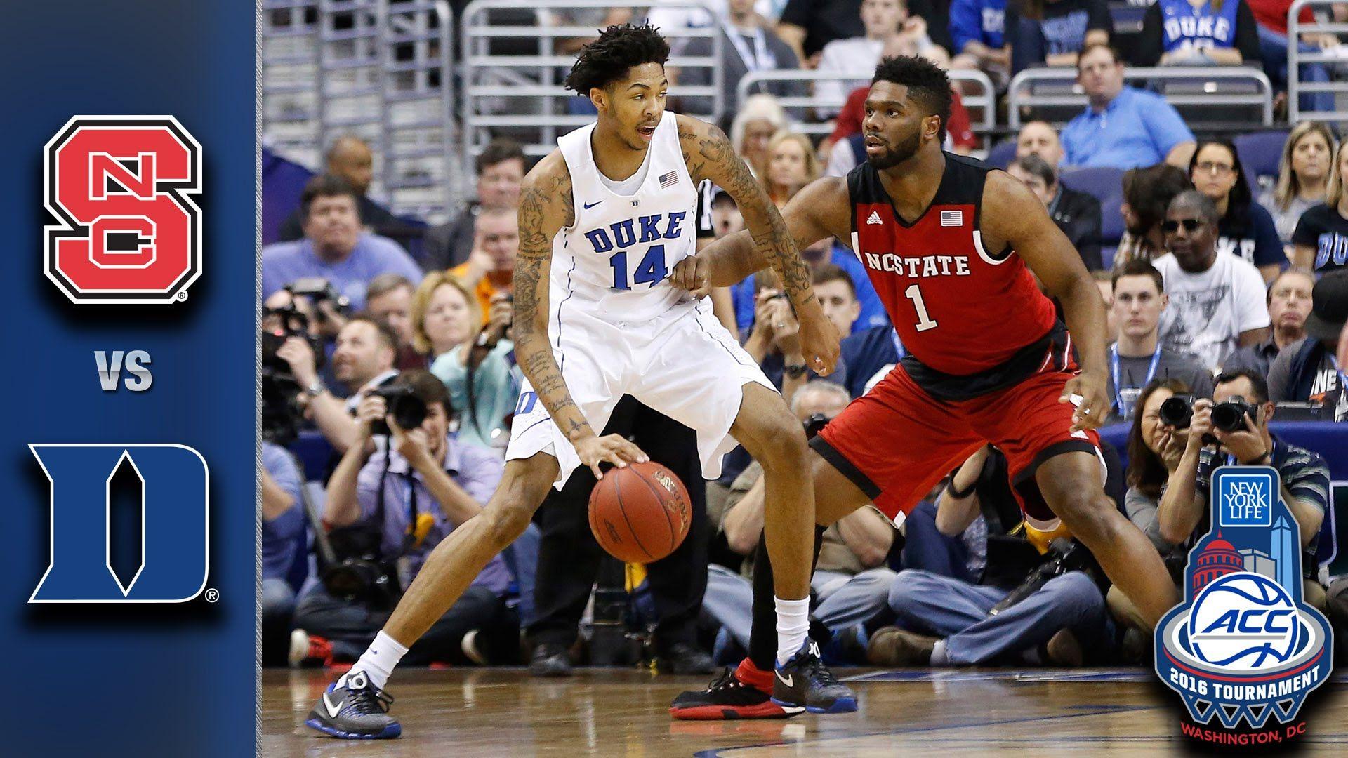 NC State vs. Duke 2016 ACC Basketball Tournament Highlights