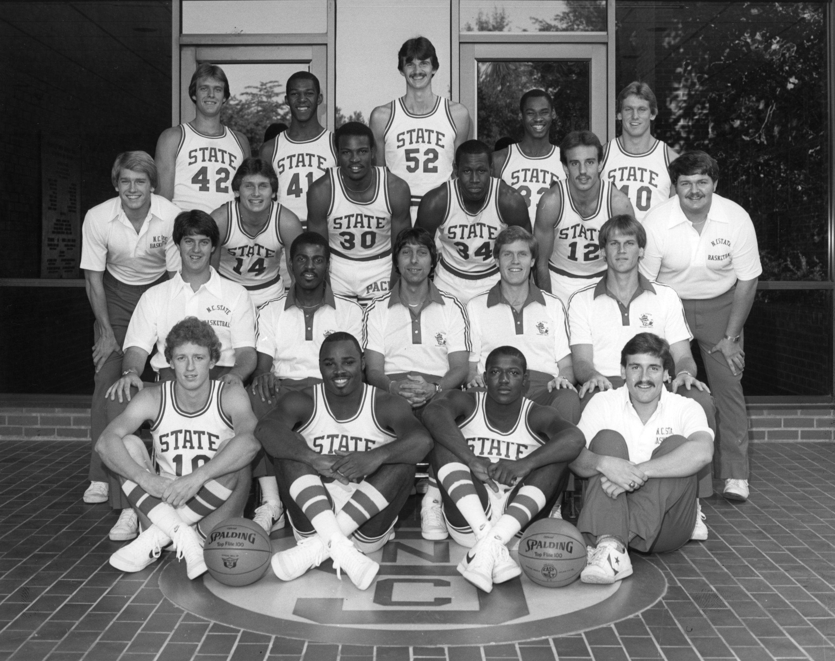 1980 1981 N.C. State University Basketball Team, Raleigh, N.C