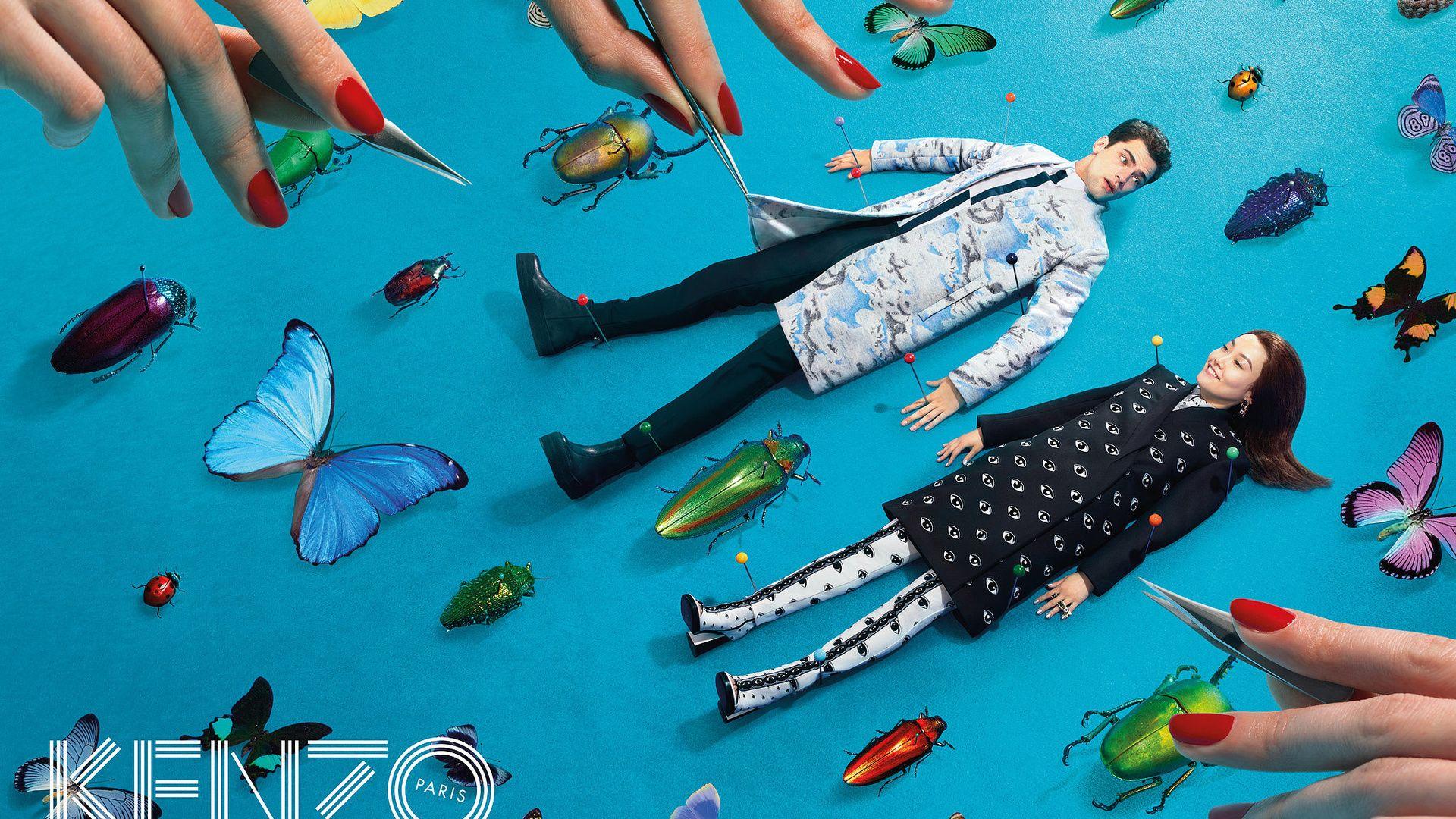 Kenzo, Kenzo Art, Beetles, Insects, Butterflies, Kenzo
