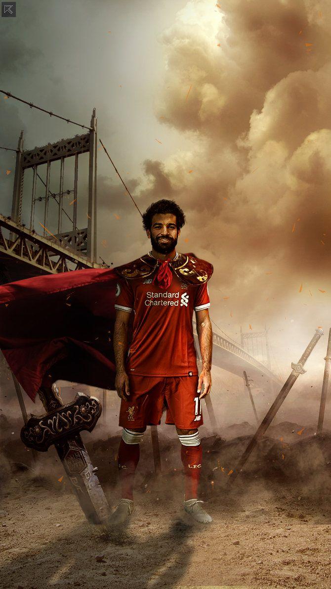 Mohamed Salah Liverpool Lock Screen Wallpaper 2017