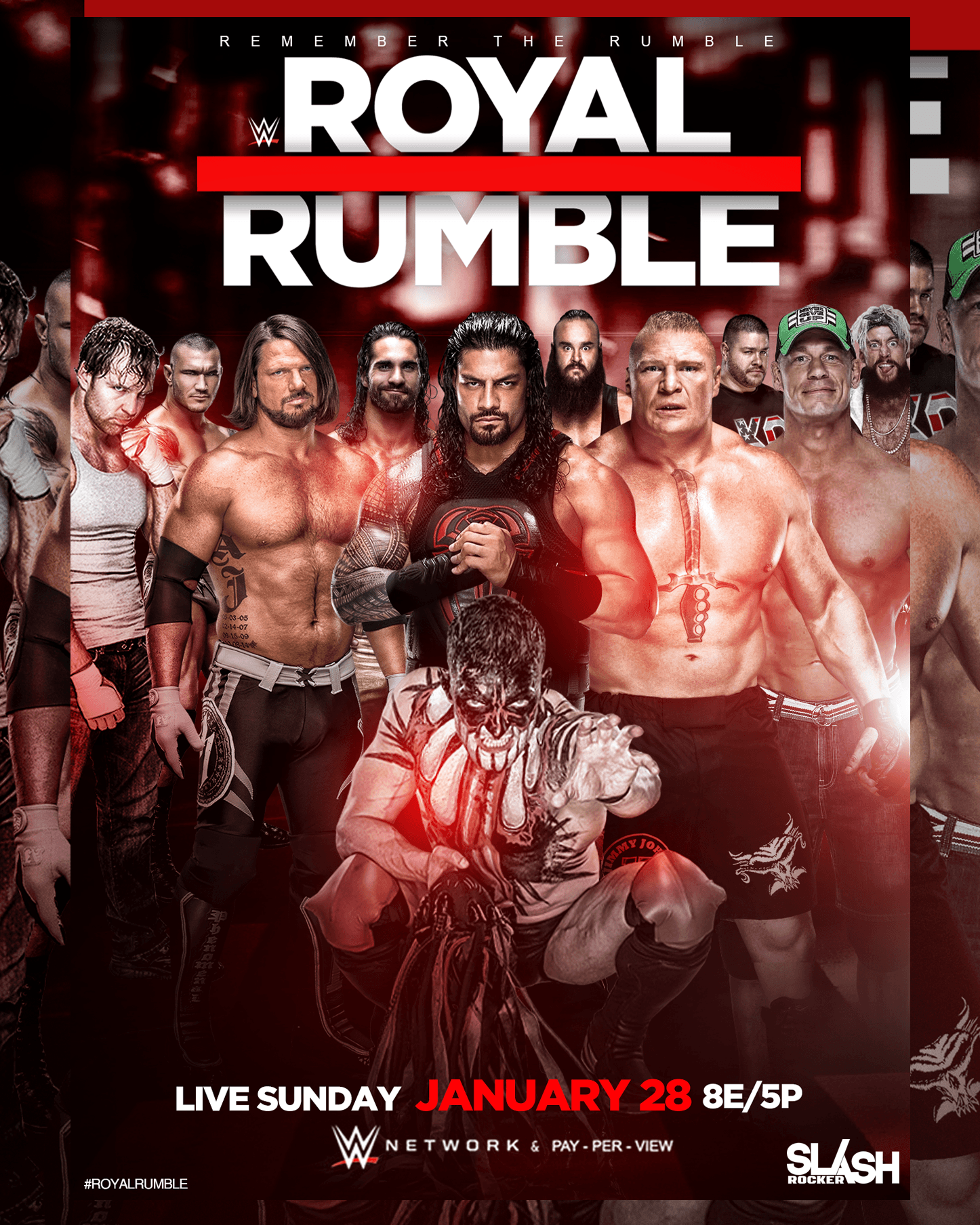 WWE Royal Rumble 2018 Poster