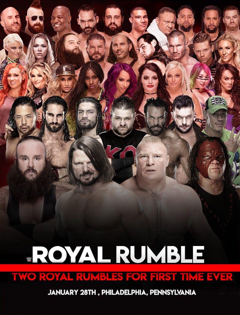 Royal Rumble 2018 Poster