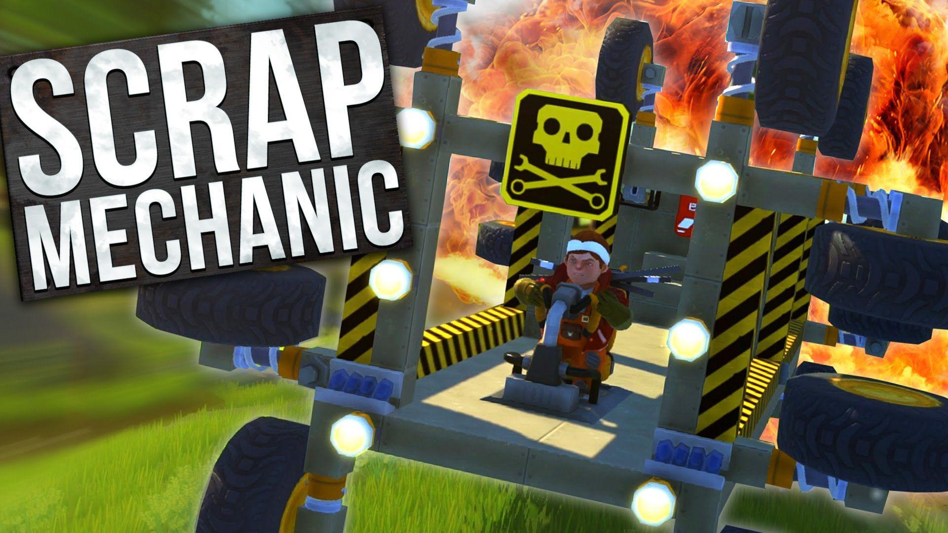 Scrap Mechanic Gameplay POWERED CAR! Scrap Mechanic