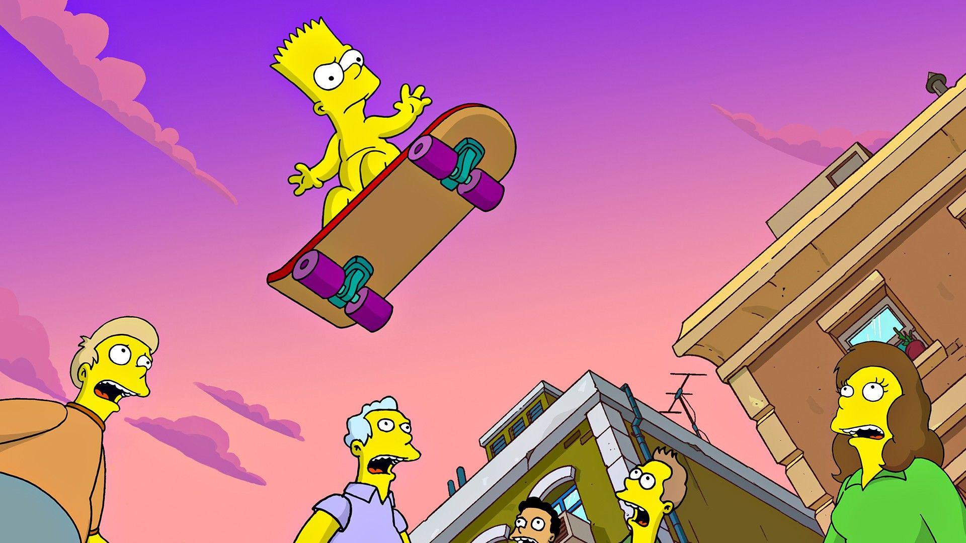 The Simpsons, Bart Simpson, Skateboard Wallpaper HD / Desktop