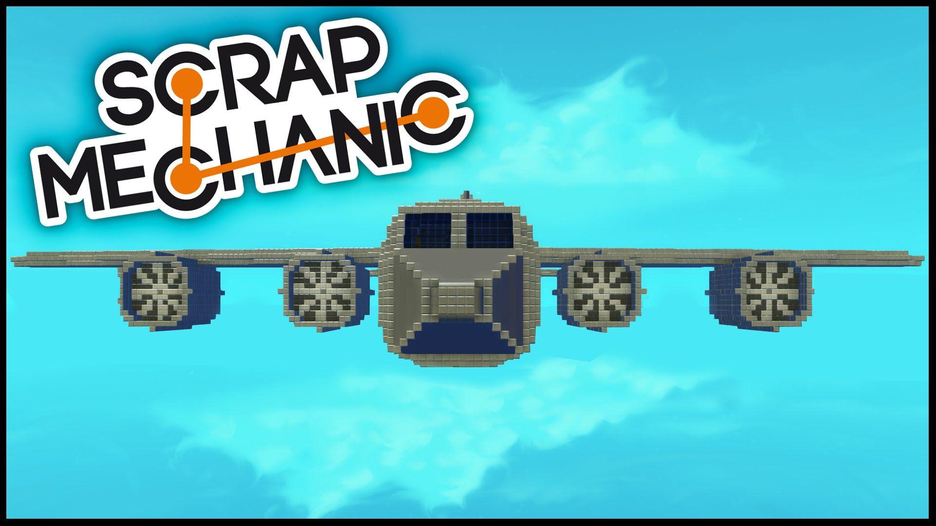 Scrap Mechanic ➤ Massive Cargo Plane! I Can Fly! Scrap Mechanic