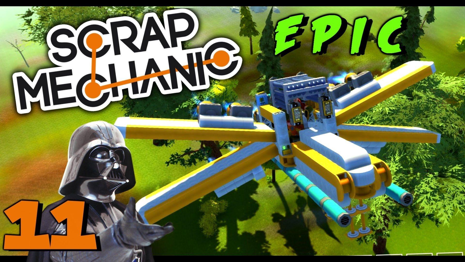 Songs In SCRAP MECHANIC. EL MEGA X WING CON UN NUEVO SISTEMA