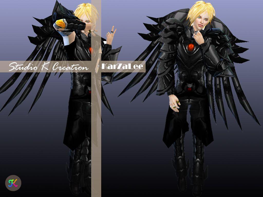 My Sims 4 Blog: Saint Seiya Griffon Minos Outfit And Wings