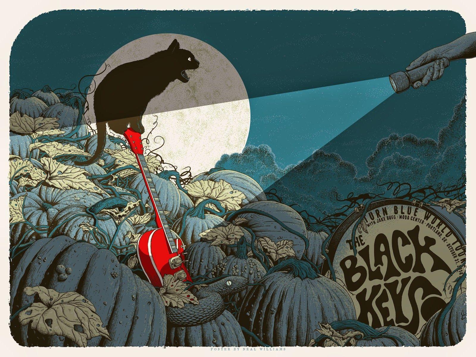 INSIDE THE ROCK POSTER FRAME BLOG: Neal Williams Black Keys