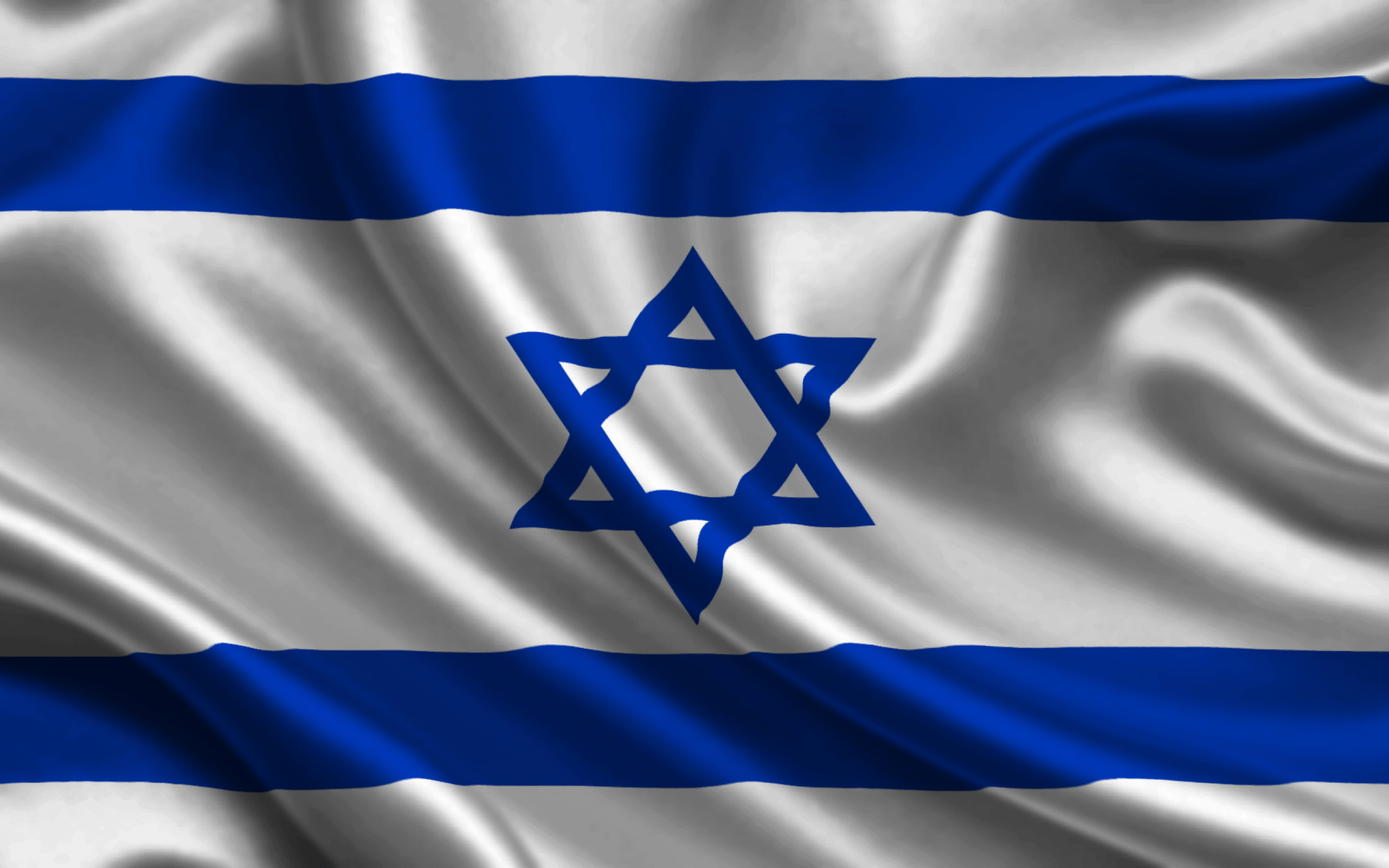 Download 2560x1600 3D, israel, flag, israeli flag Wallpaper
