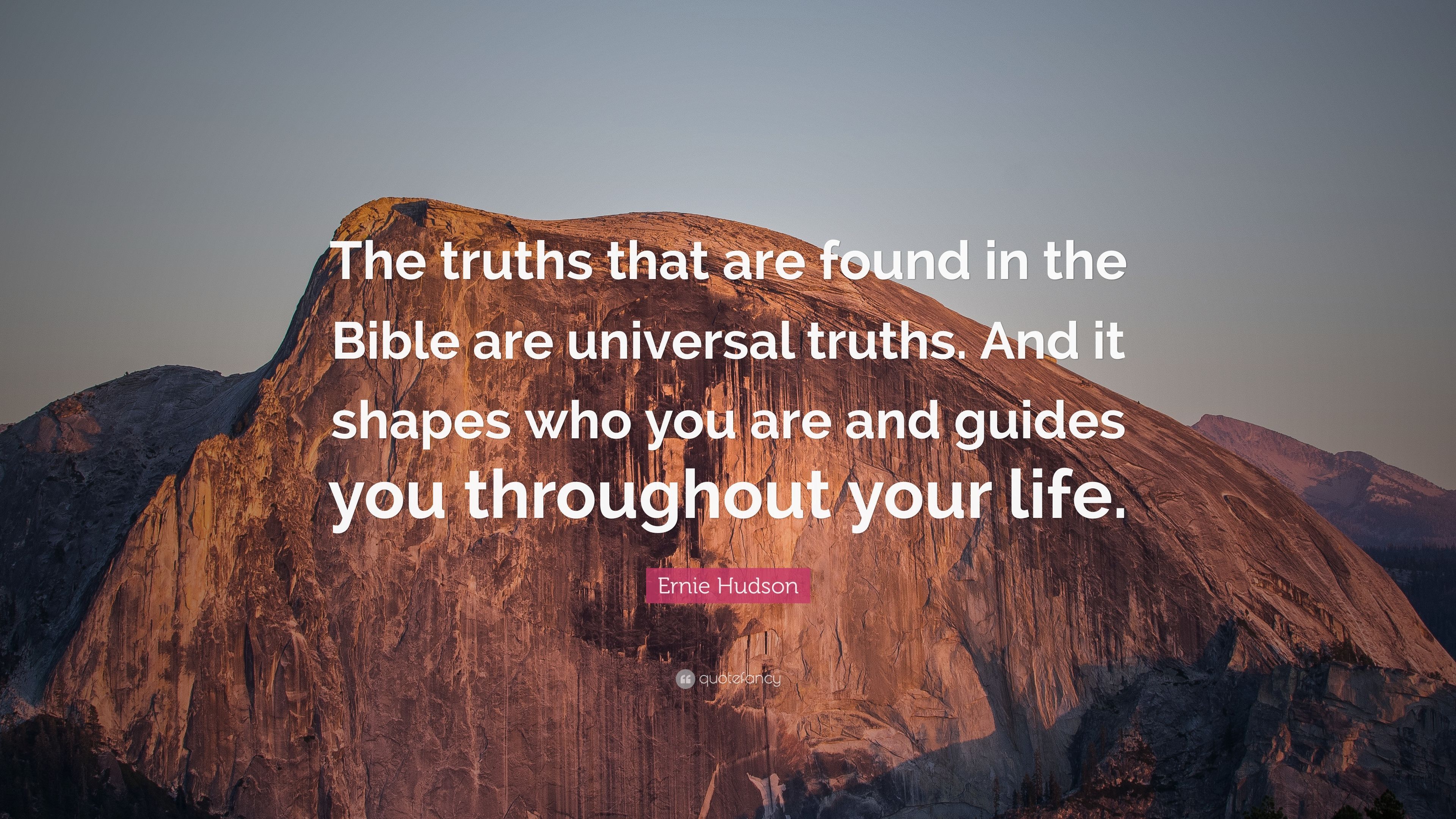 Ernie Hudson Quote: “The truths that are found in the Bible are