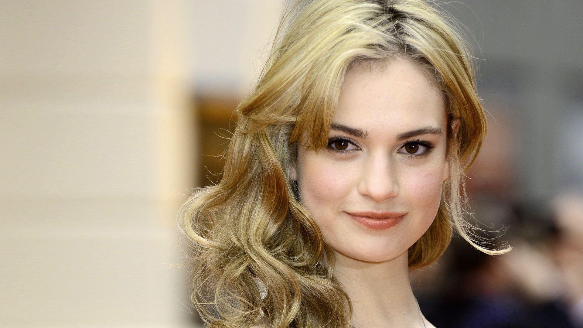 Lily James Wallpaper, Full HD 1080p, Best HD Lily James Image