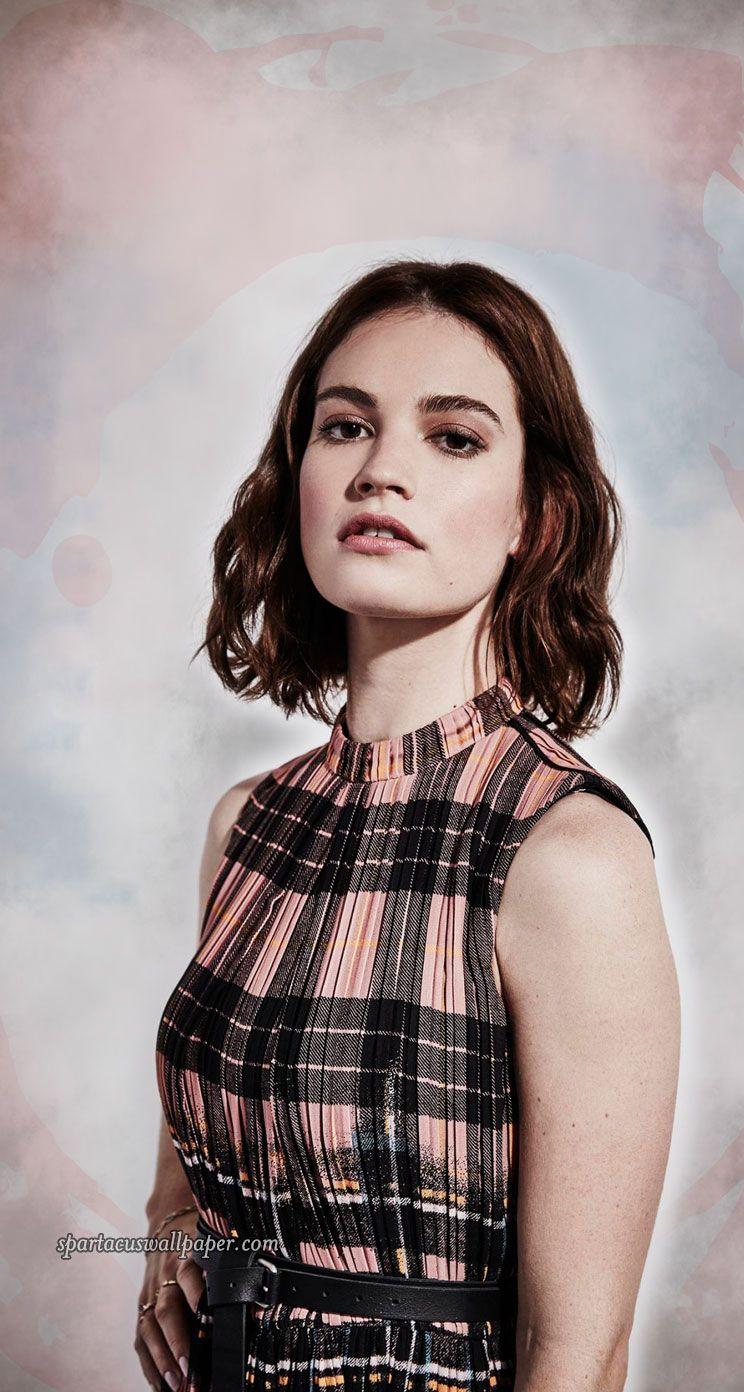 Lily James IV. Desktop Background. Mobile Home Screens
