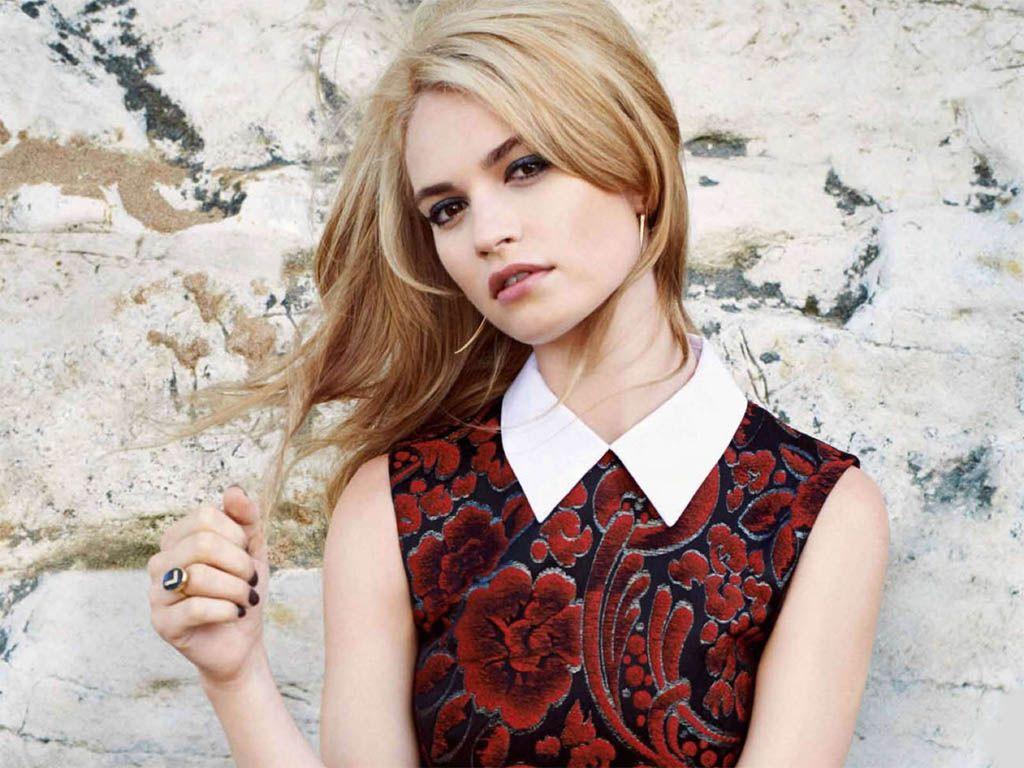 Lily James Wallpaper. Lily James HD Wallpaper