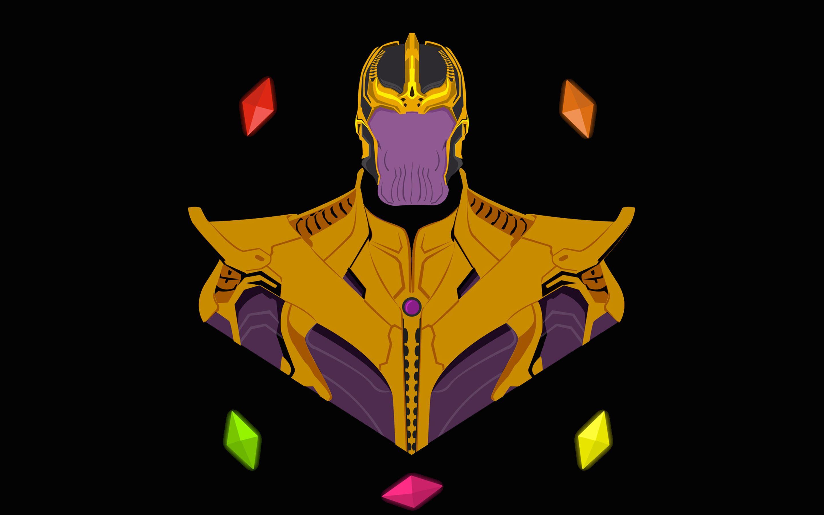 Thanos Infinity Stone Pop Art Macbook Pro Retina HD 4k