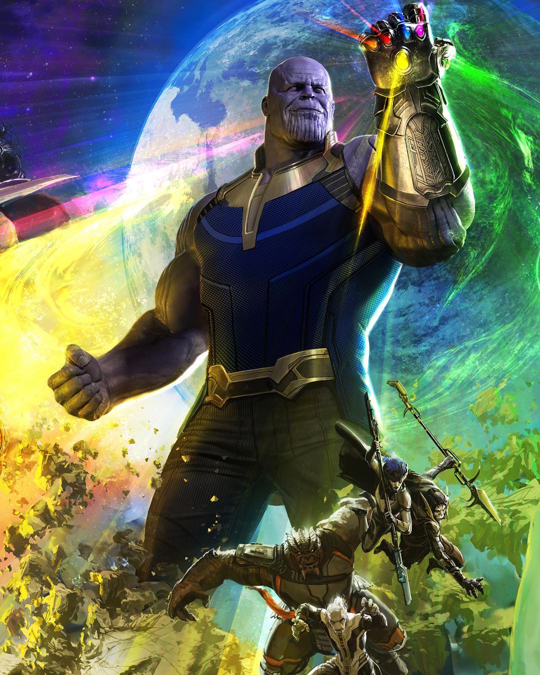 Thanos. Marvel Cinematic Universe