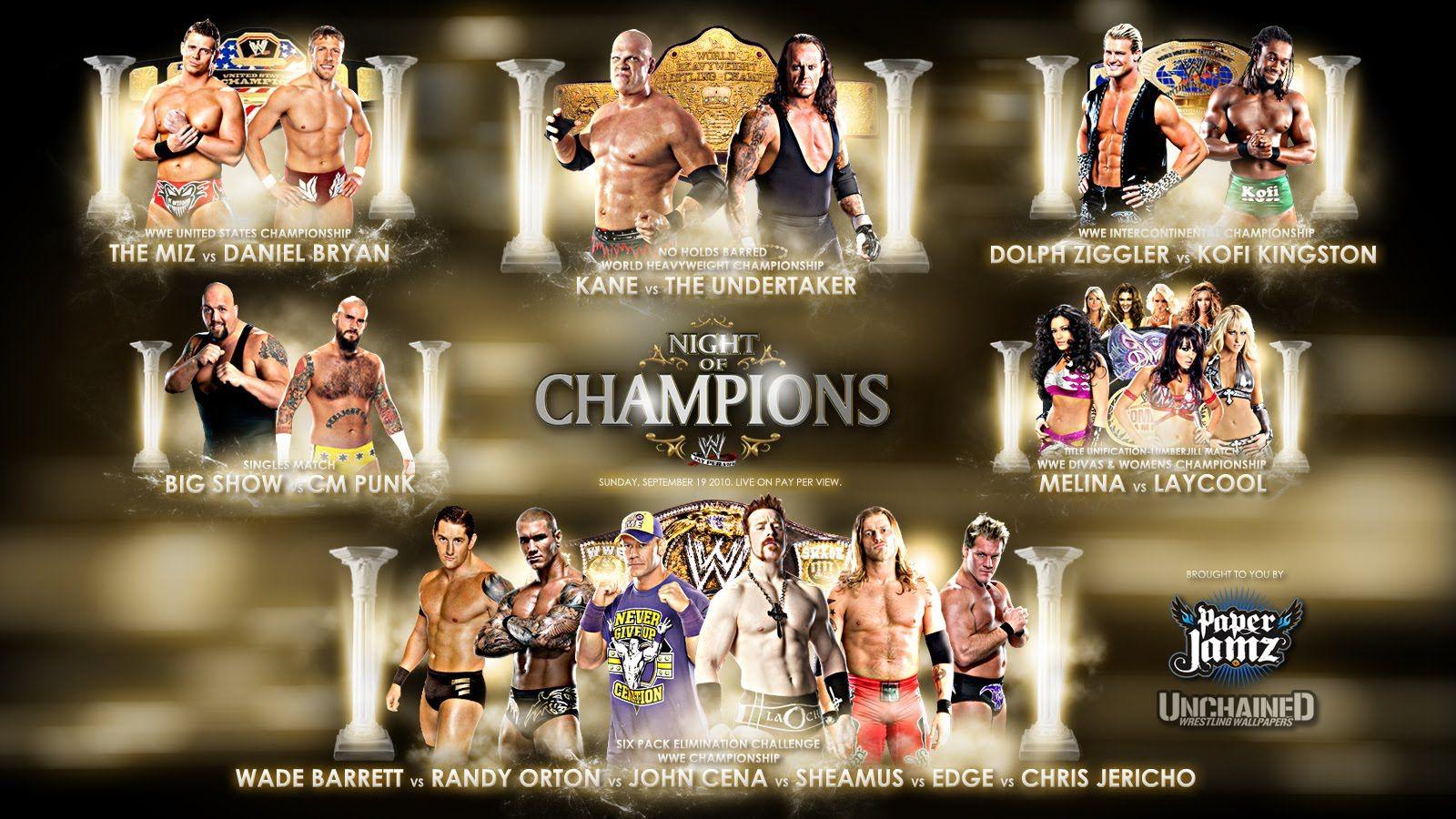 PIZZABODYSLAM: WWE PPV PREDICTION GAME: NIGHT OF CHAMPIONS