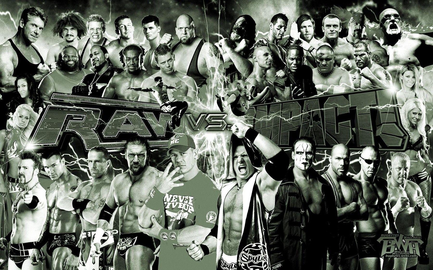 WWE vs TNA Wallpaper Superstars, WWE Wallpaper, WWE PPV's