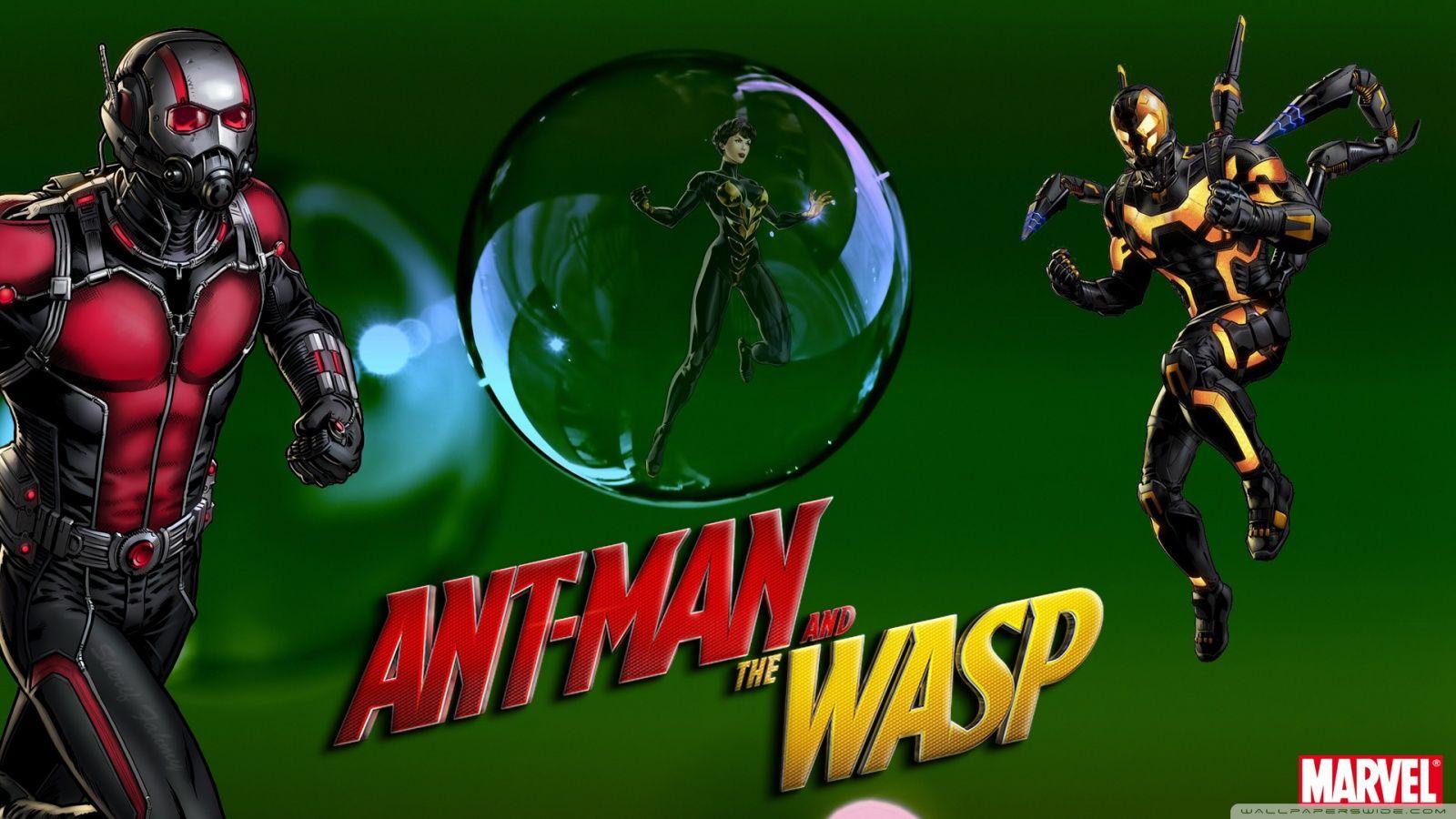 Ant Man And The Wasp Vs. Yellow Jacket Ultra HD Desktop Background