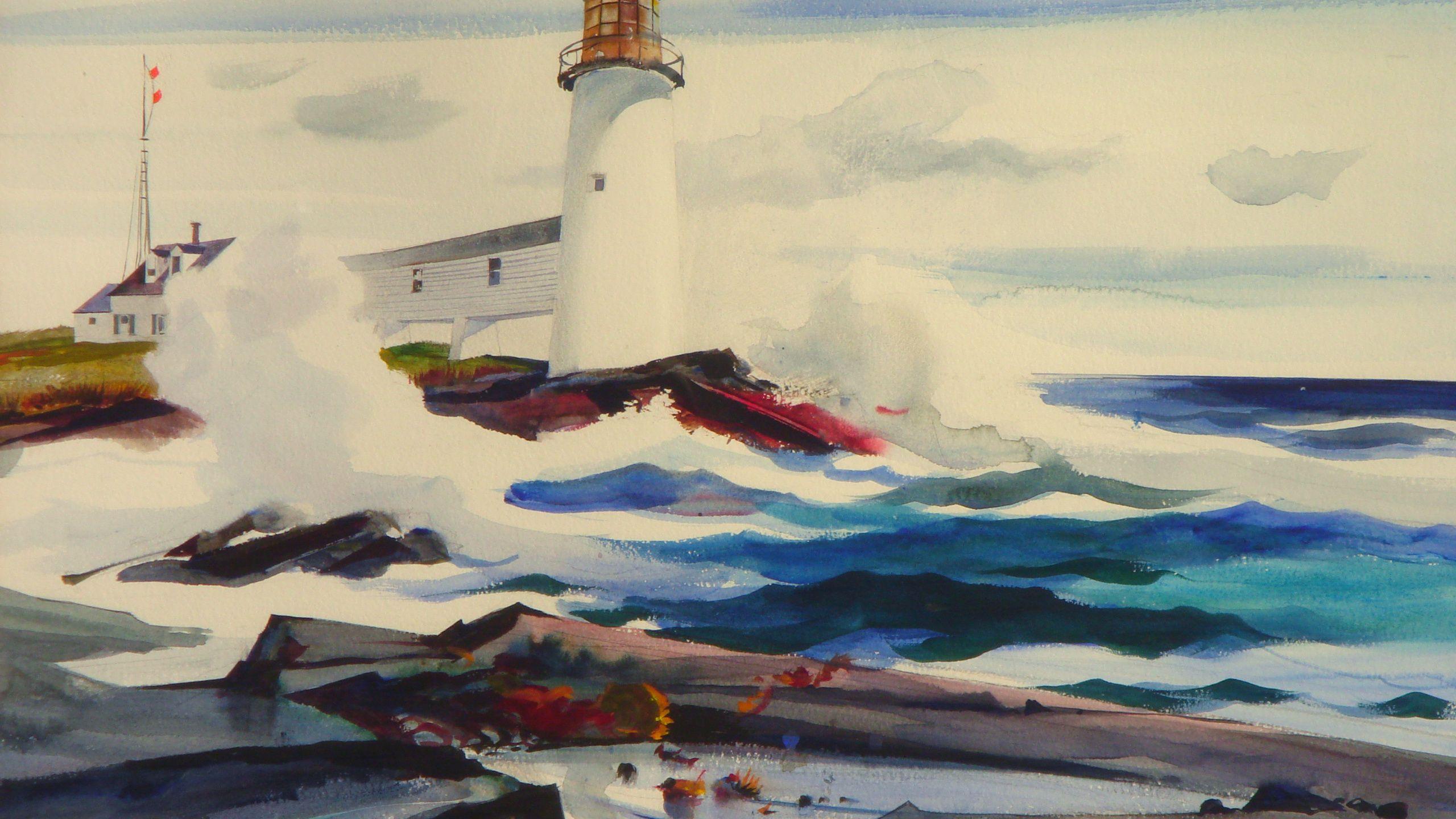 Edward Hopper, Edward Hopper Art, Lighthouse, Edward