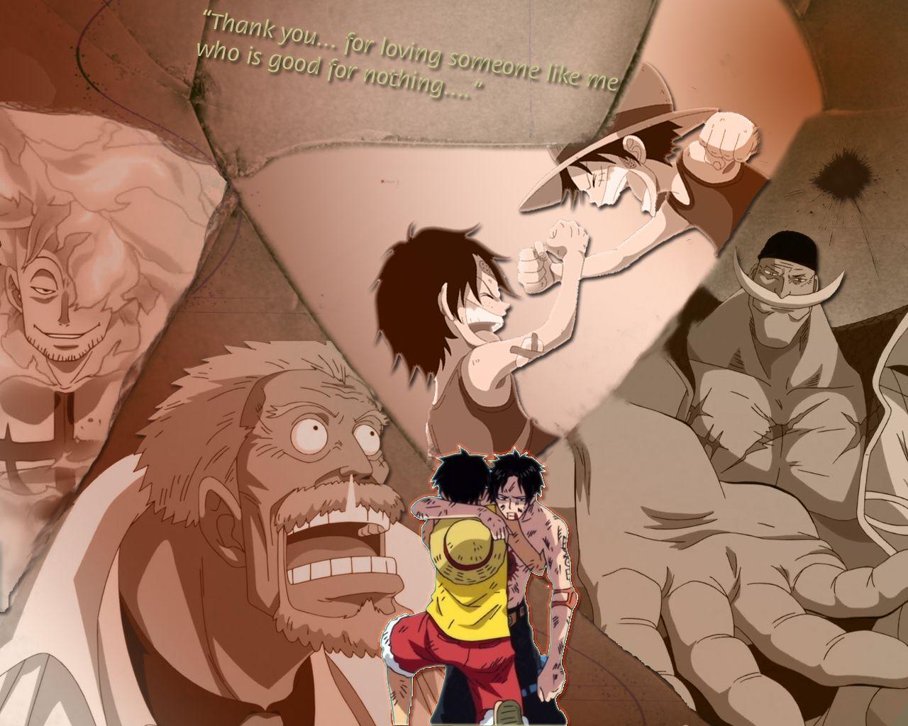 Luffy and Ace Wallpaper and Backgroundx1024