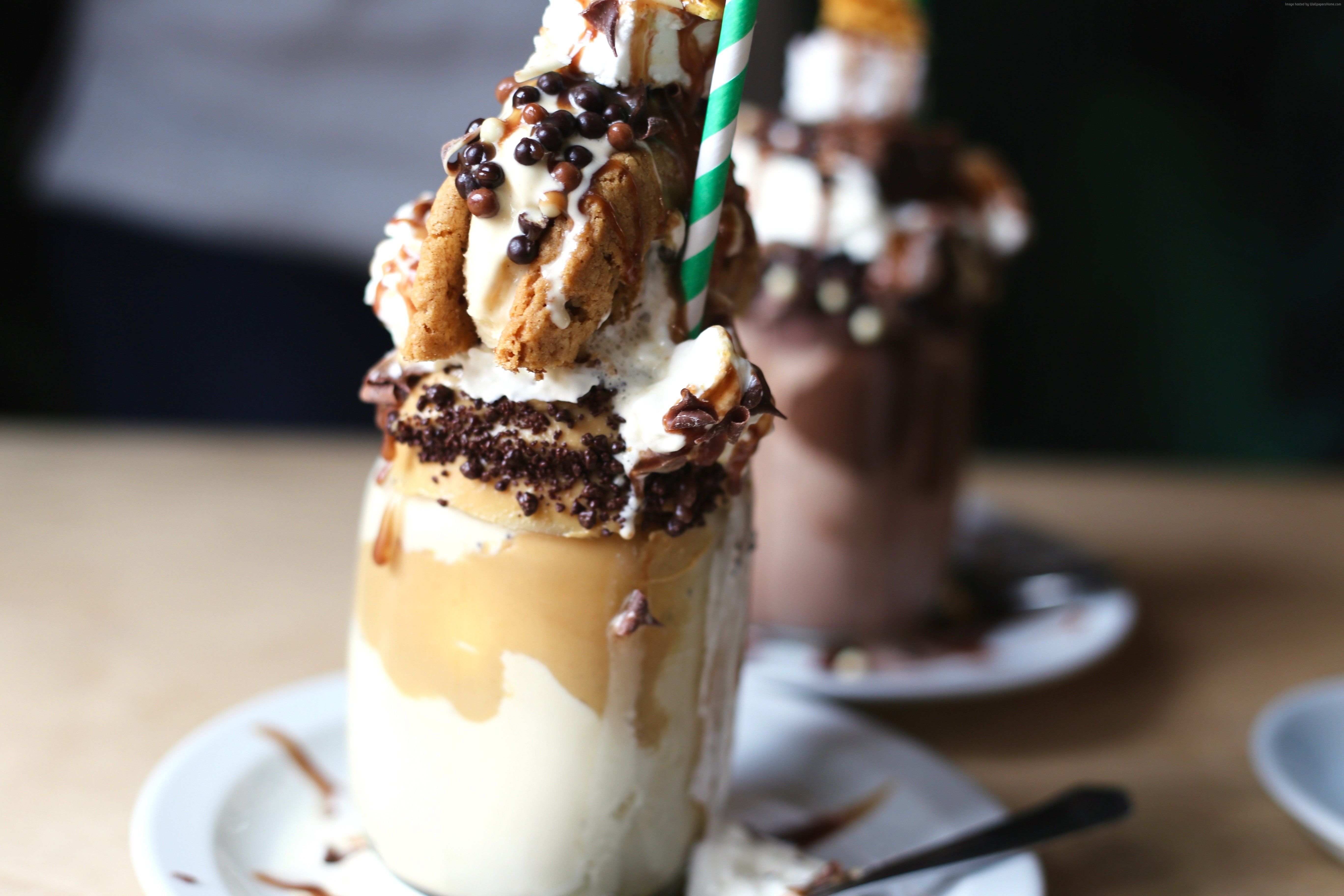 Wallpaper freak shake, freakshakes, milk shake, cake, Food