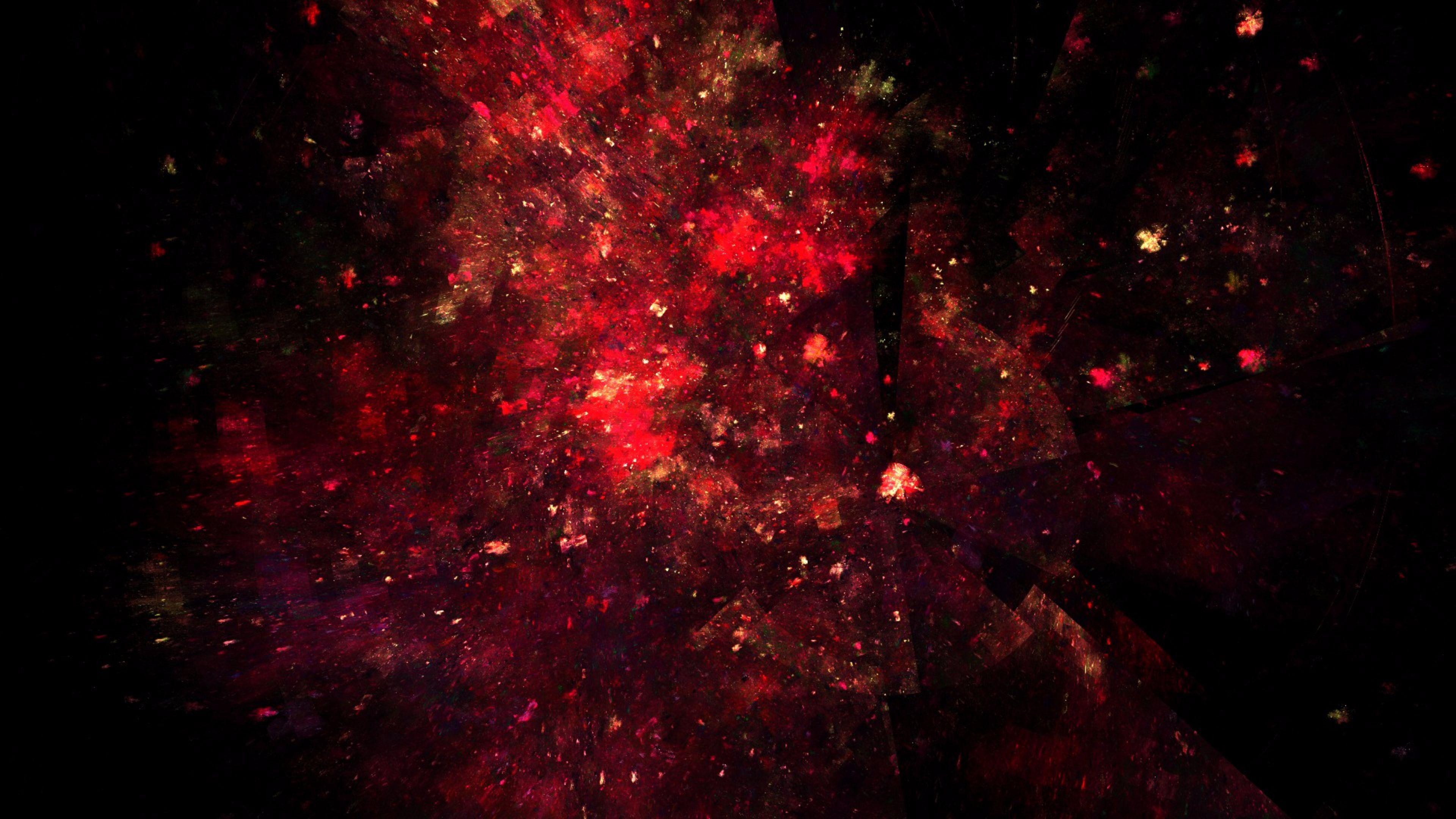 Red Burst Abstract 4K Wallpaper. Free 4K Wallpaper