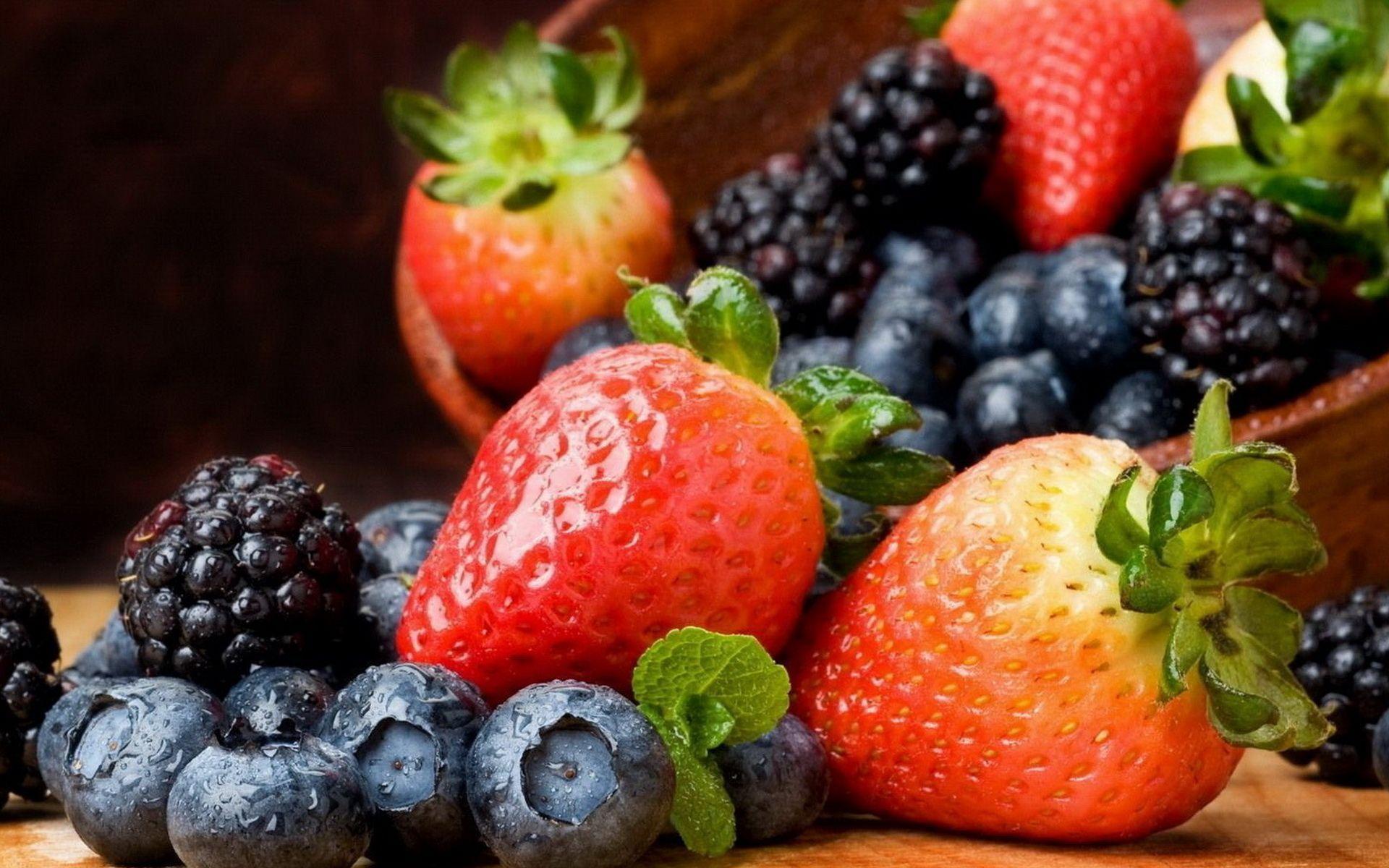 Berries And Fruits And Nuts Wallpaper, Berries And Fruits