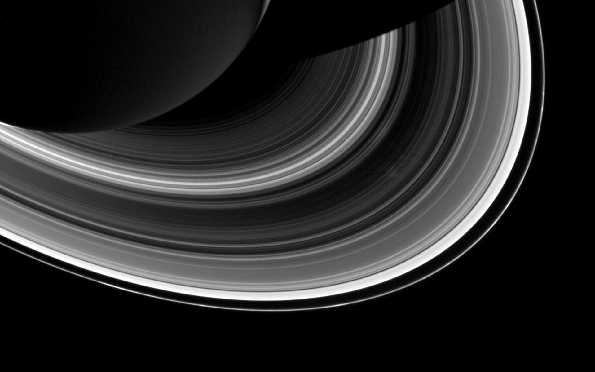 Space Image. Shadows and Rings