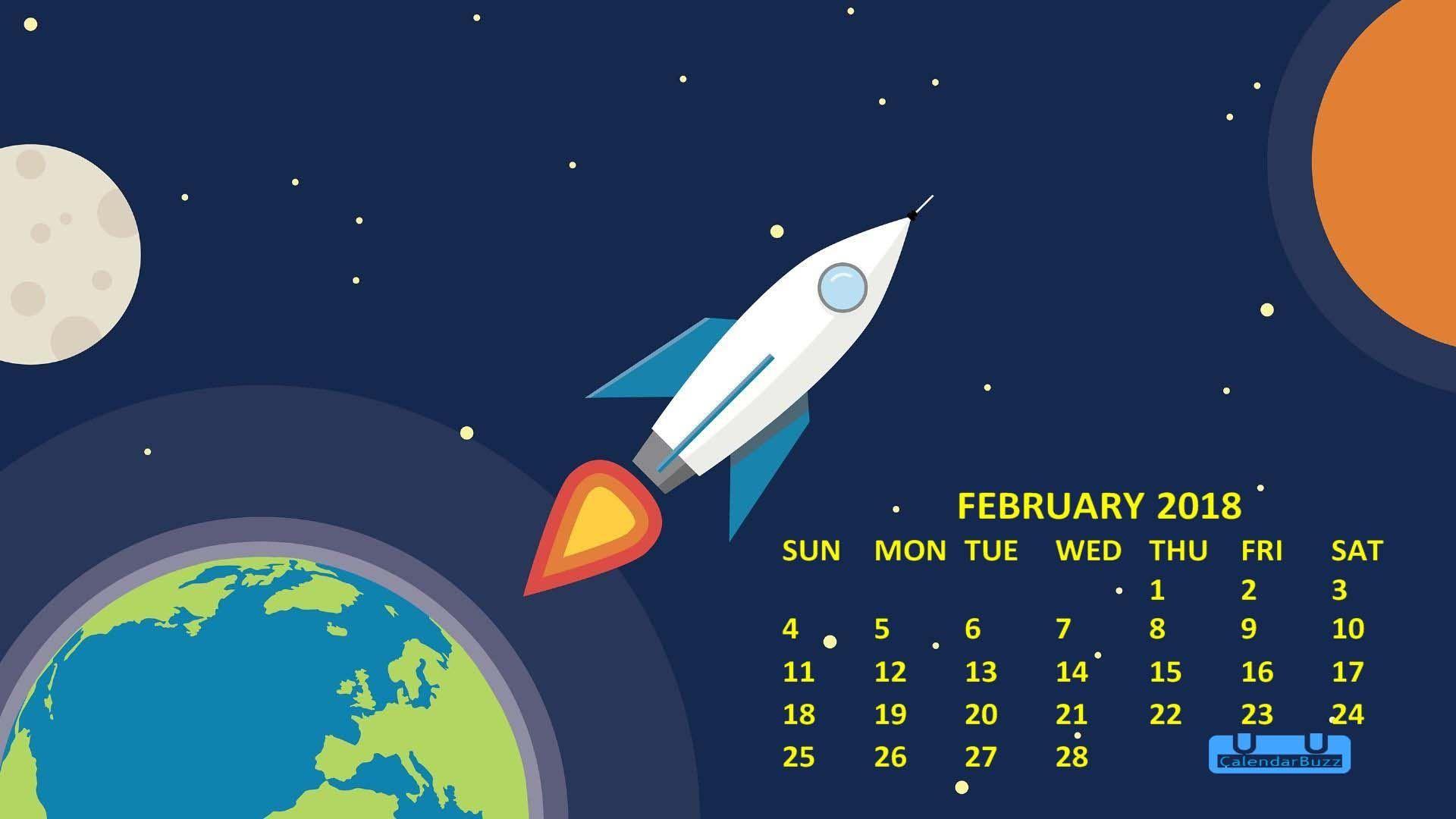 Feb 2018 Calendar Wallpaper Calendar Wallpaper