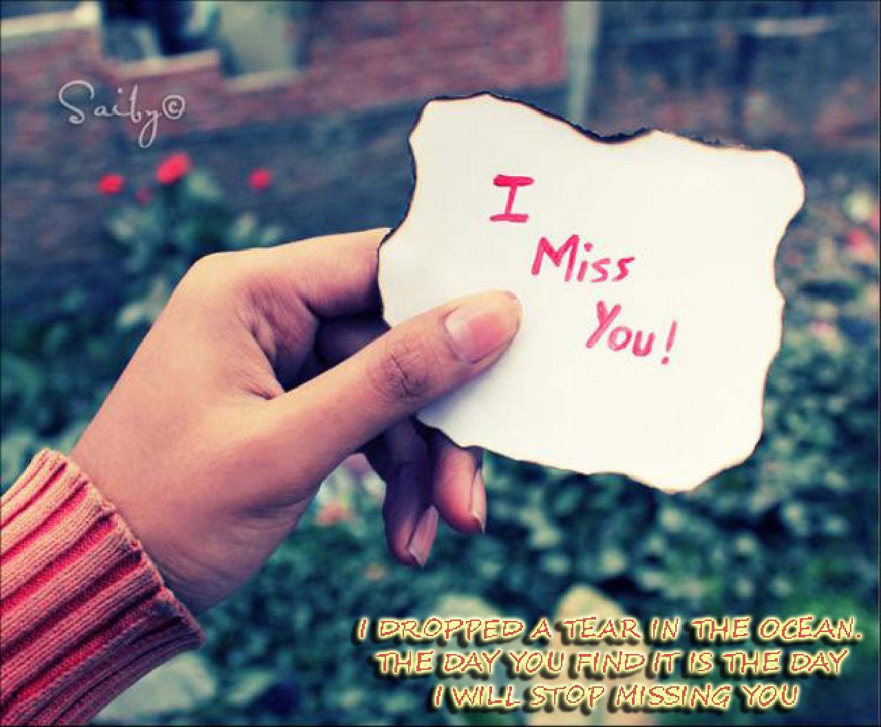 i miss you love image and wallpaper