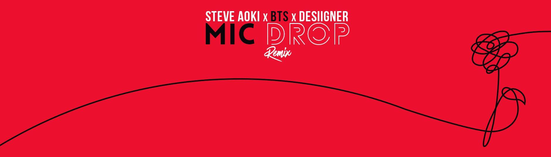 BTS Drop (Remix ft Steve Aoki & Desiigner) Wallpaper