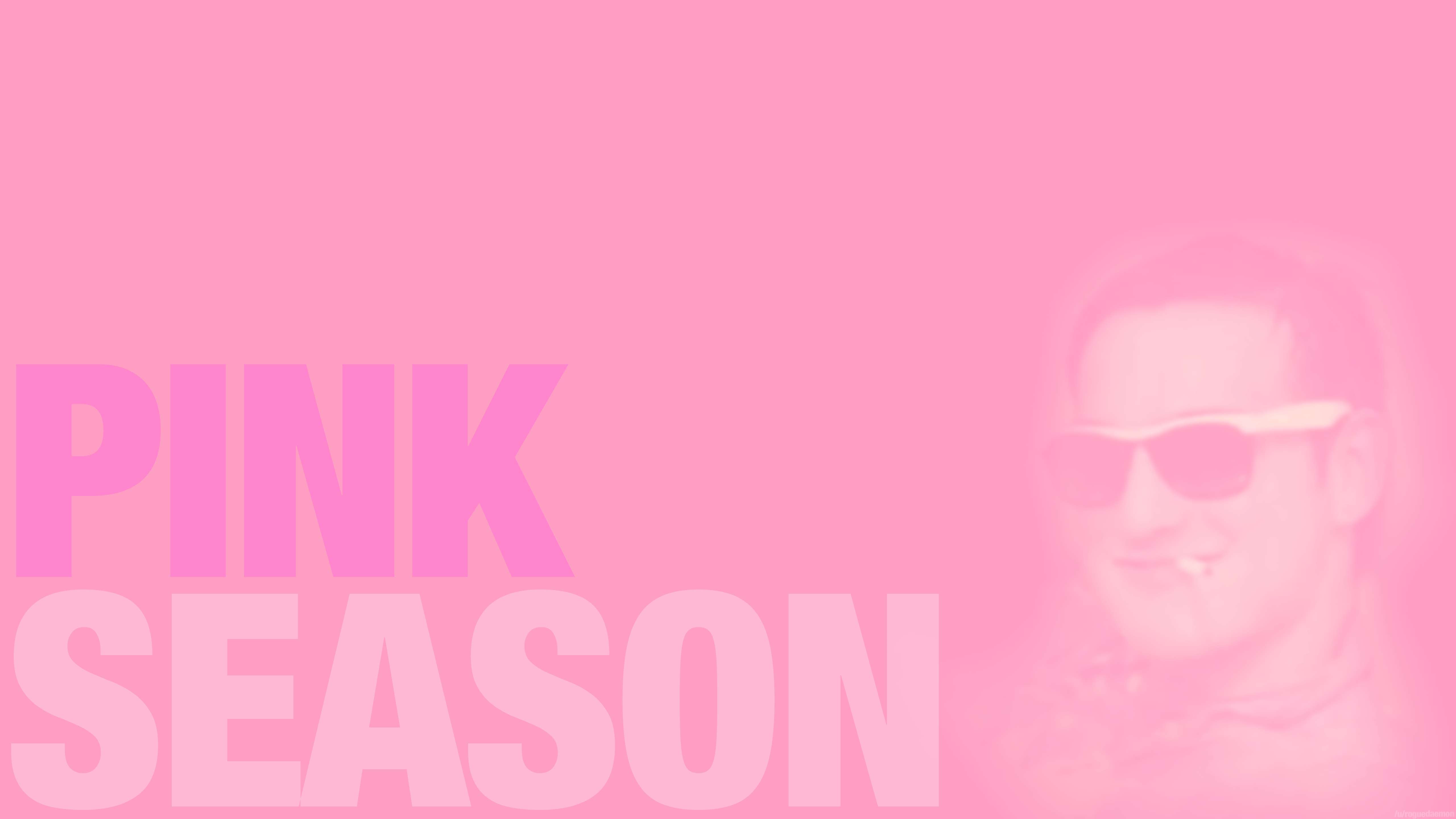 5K Desktop & iPhone Pink Season Wallpaper!